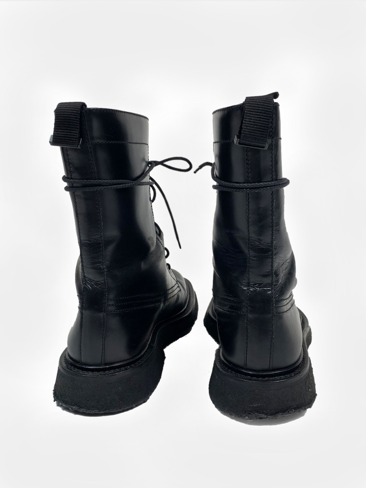 Dior Men's Plain Leather Boots