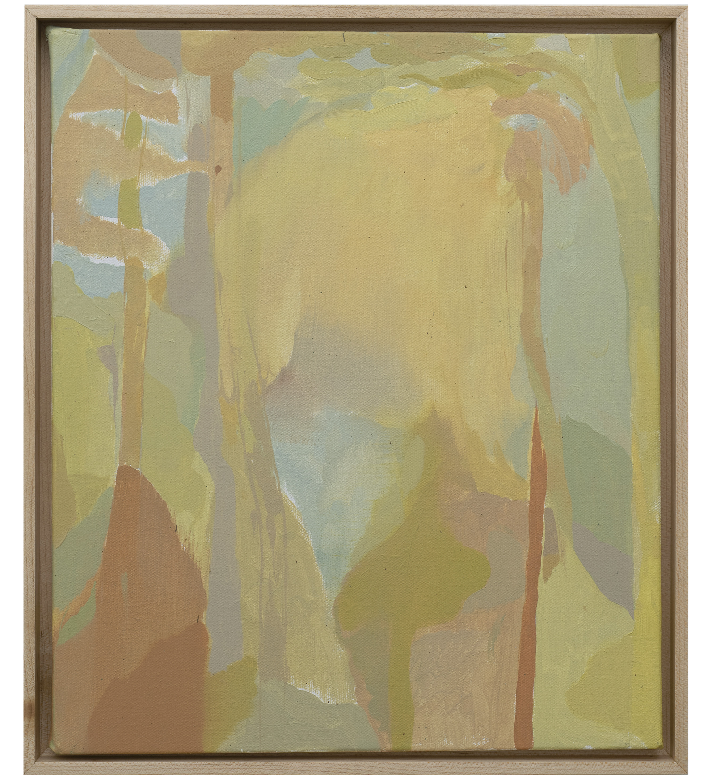 Curved, Turned, Arced, Oil on Canvas, 12 x 14," 2019