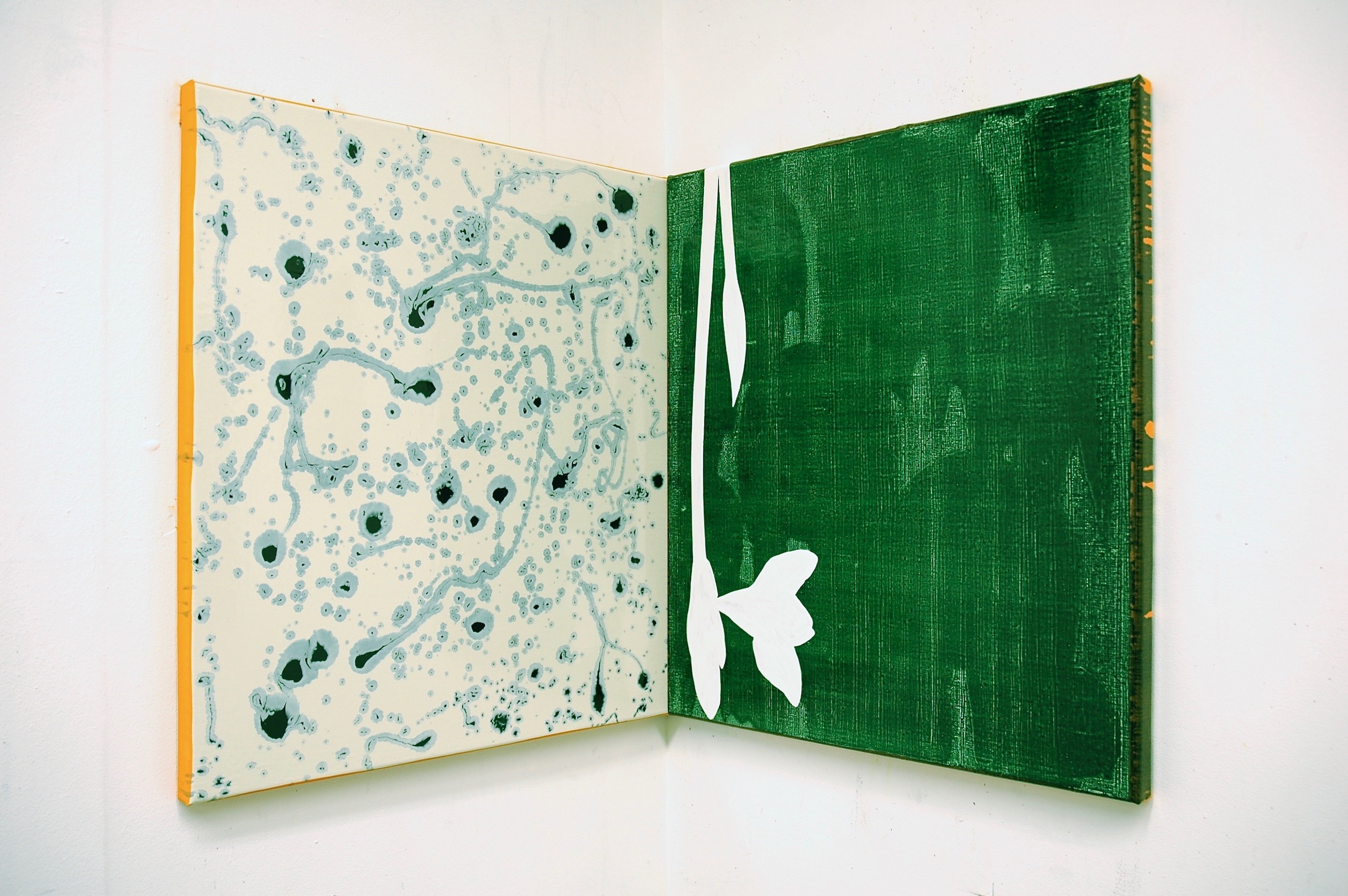 Untitled 2010, alkyd on canvas, 50 x 90 cm, private collection