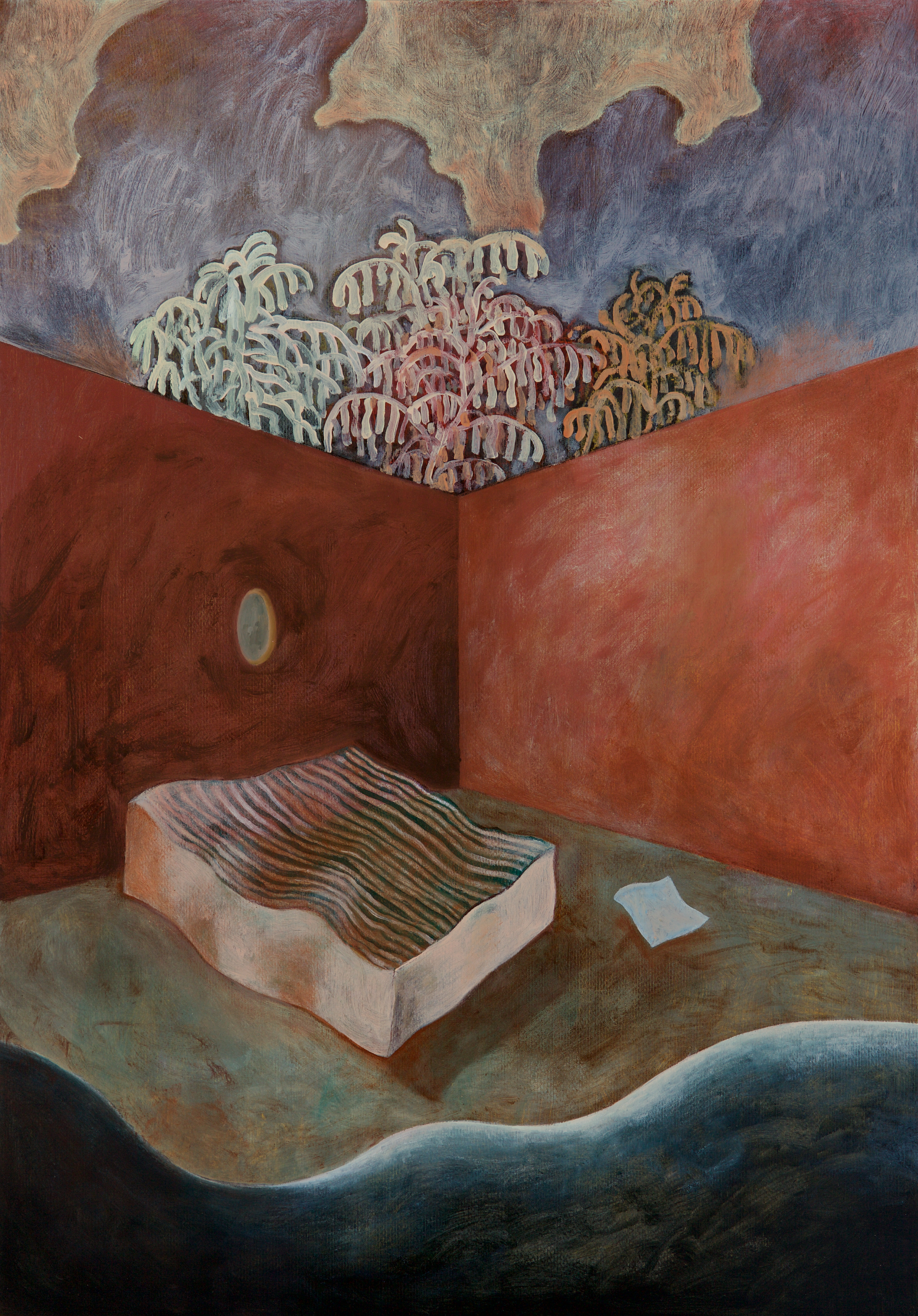Bedroom / 2019 / oil on paper