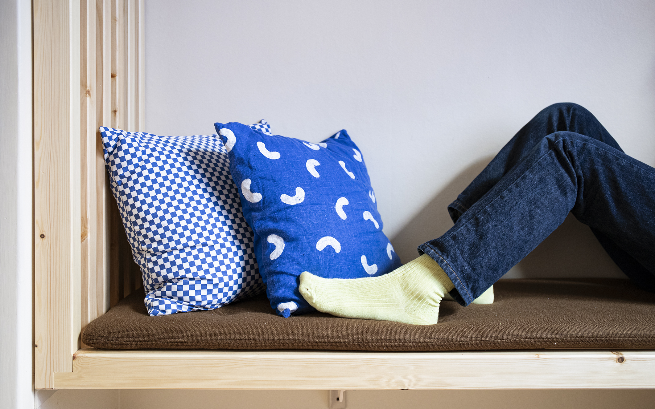 Abreast side by side