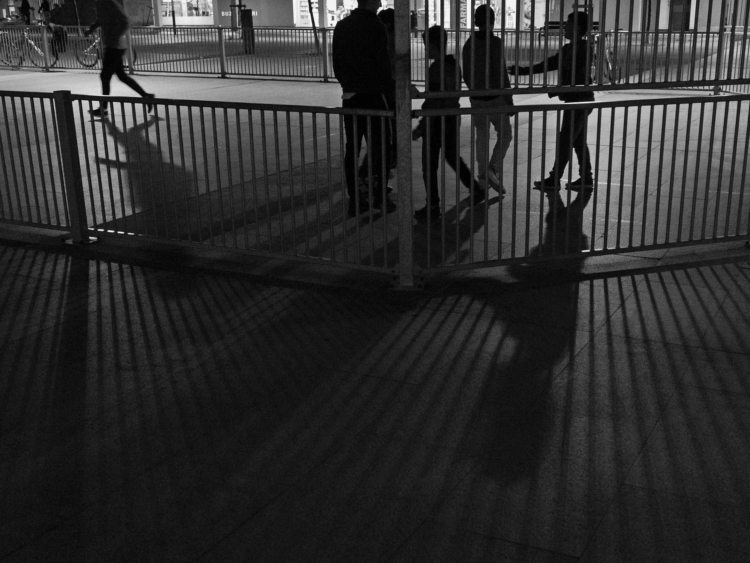 Kids playing in the street at nightPamplona, Spain, 2024