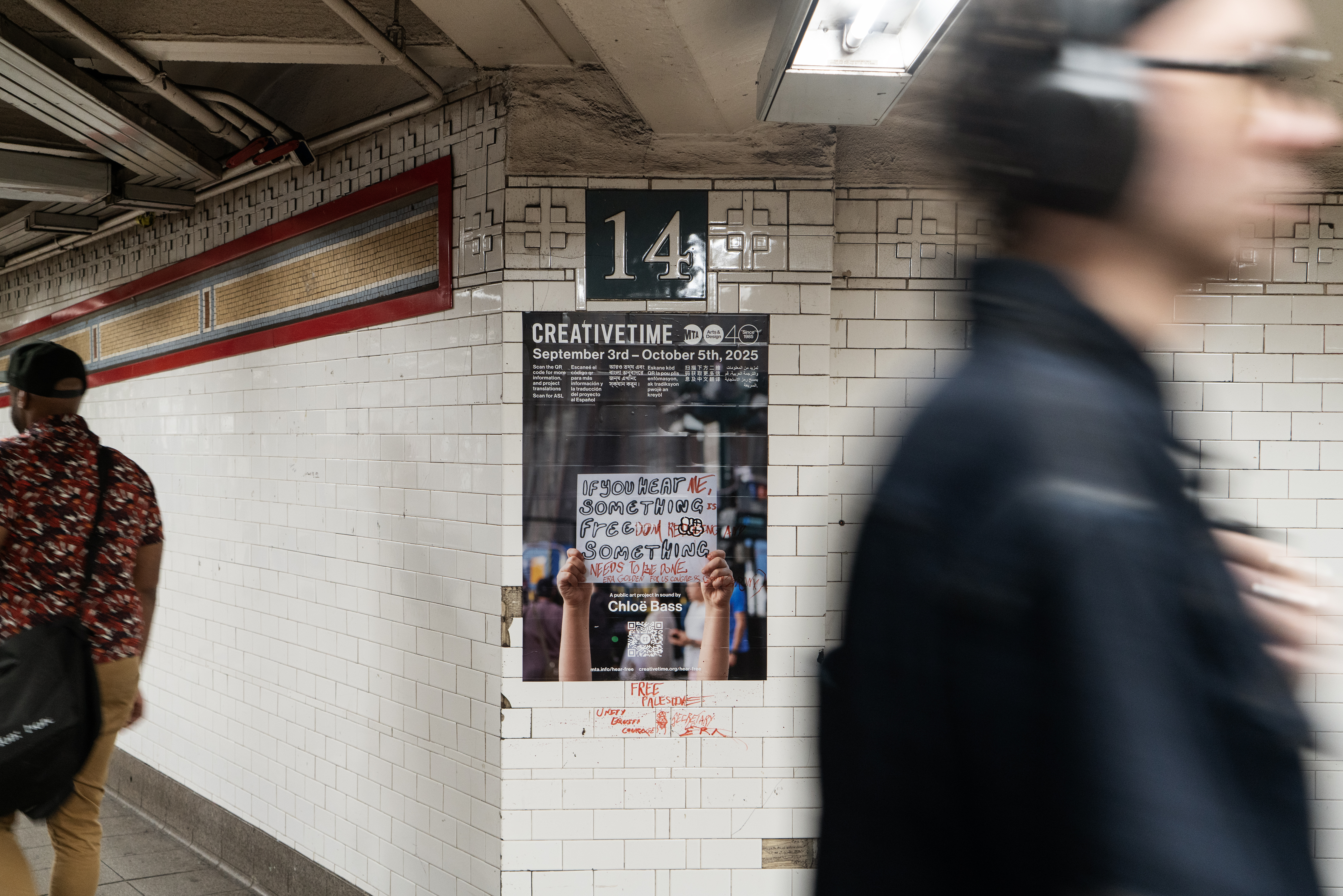 Grafiti in Union Square, Manhattan