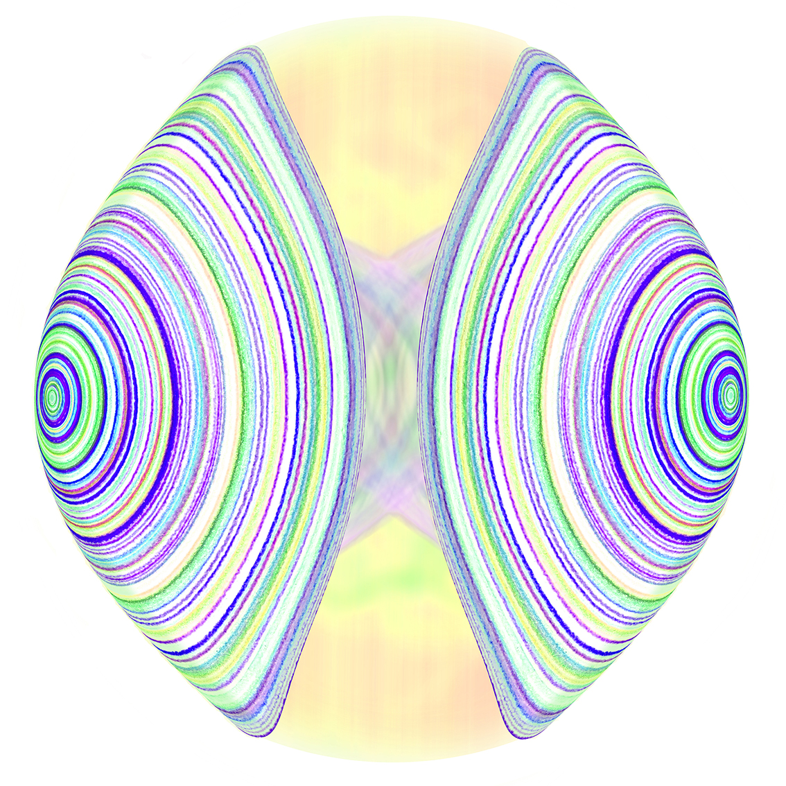 SPACEMAKER Forme 5b – 2024. 50 x 50 cm. Travail digital imprimé d’après dessin crayon, et encollé sur support semi-rigide découpé