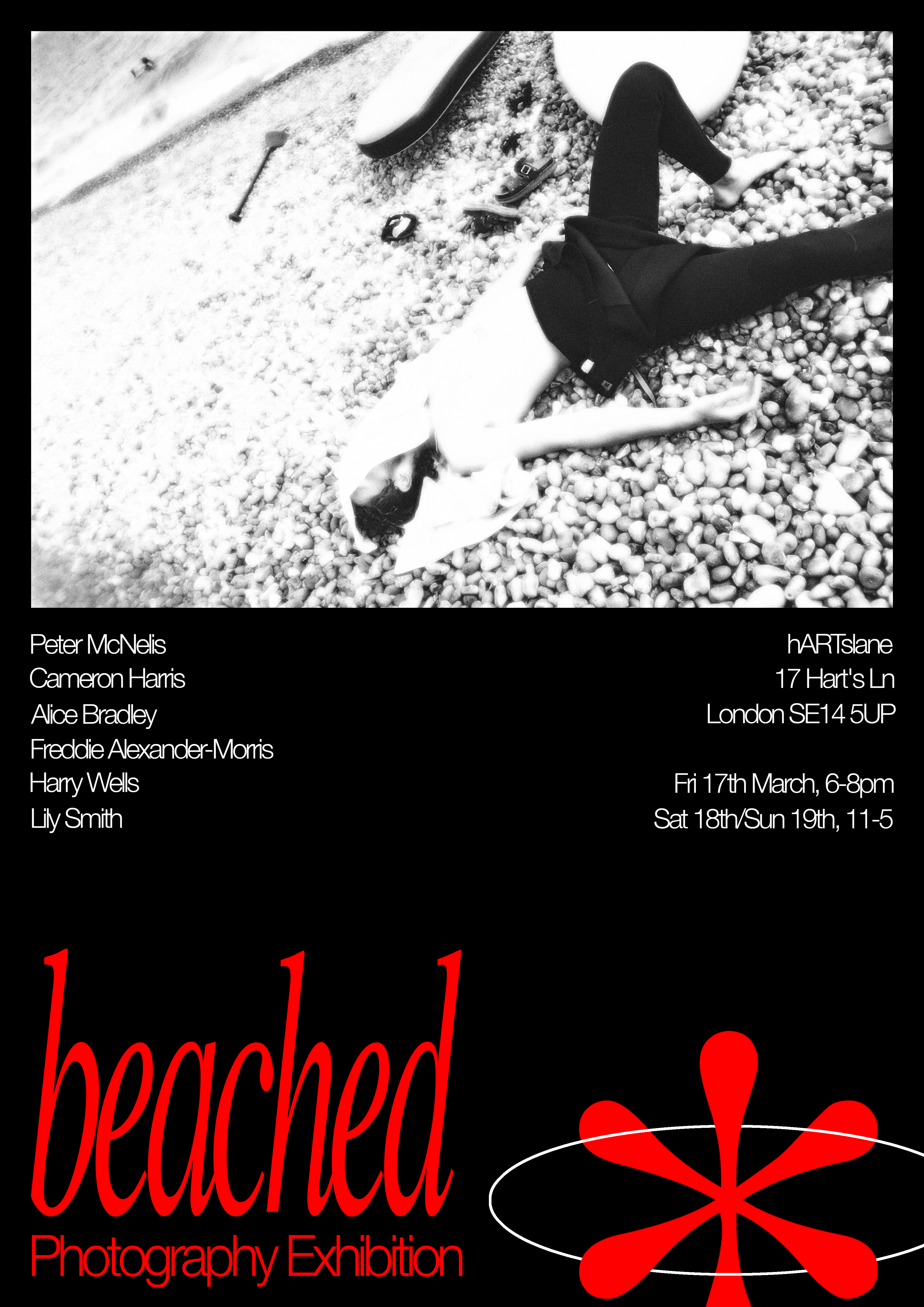 'Beached' Photography Exhibition Poster Design, 2022