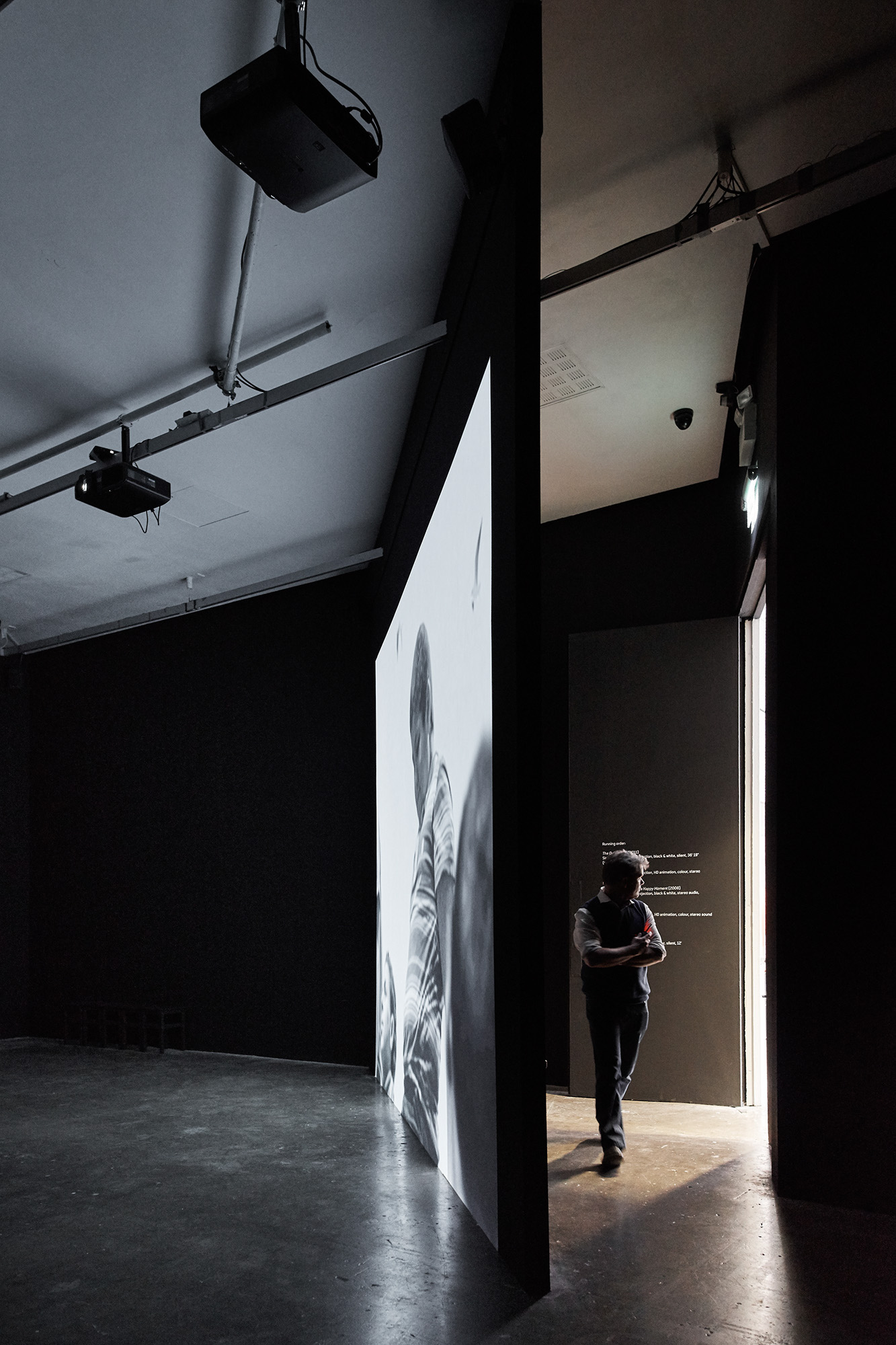 The Algiers' Sections of a Happy Moment installed at Project Arts Centre Dublin 2015