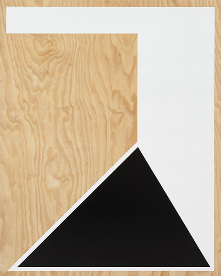 Concrete III. Polyurethane on triplay wood panel. 120 x 150 cm.2014