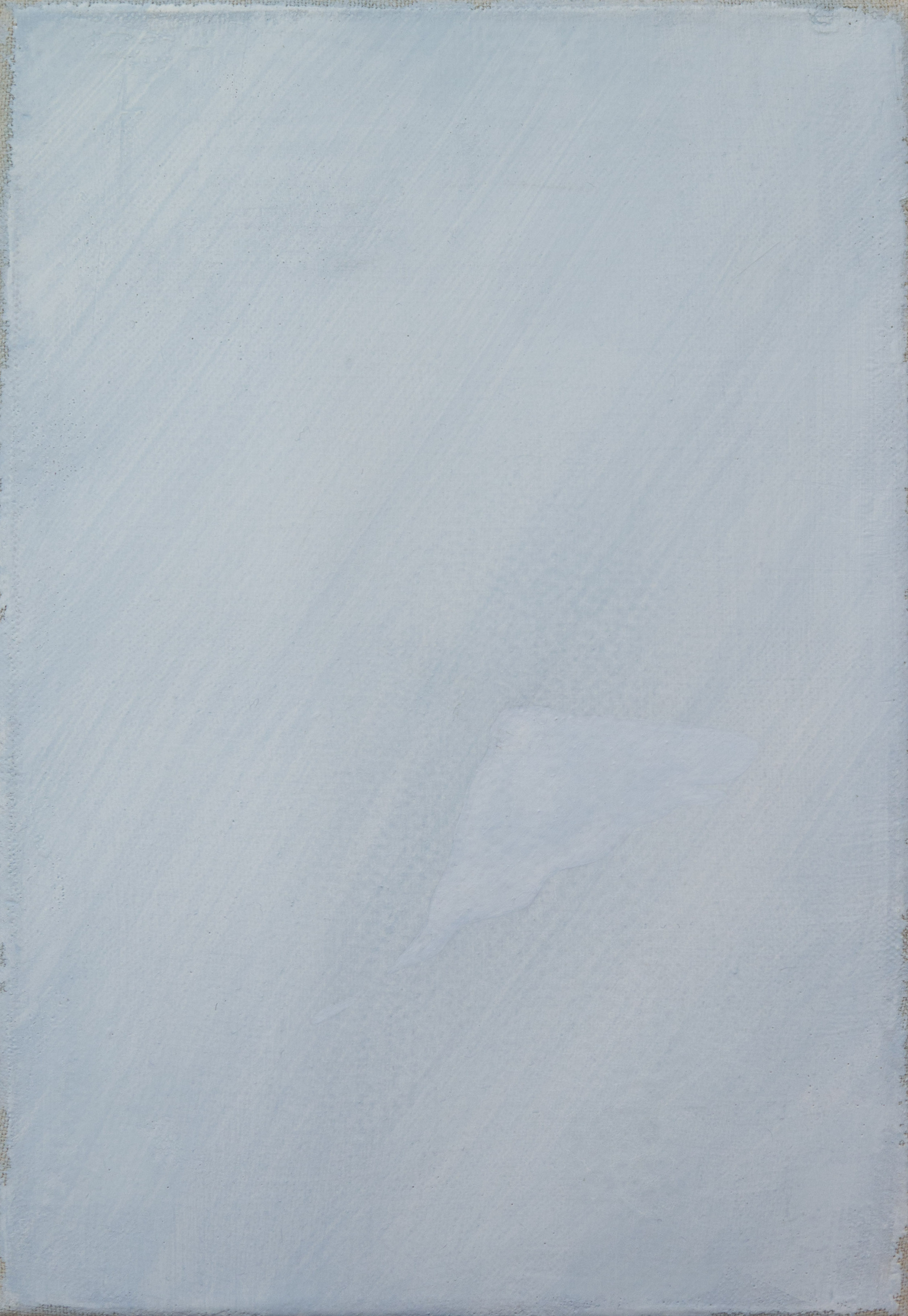 Floating V, 25.5x17.5cm, oil on canvas, 2021