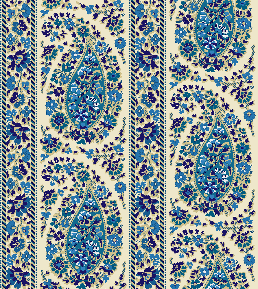  client's artwork developed for  engraving/ repeat/ colorway