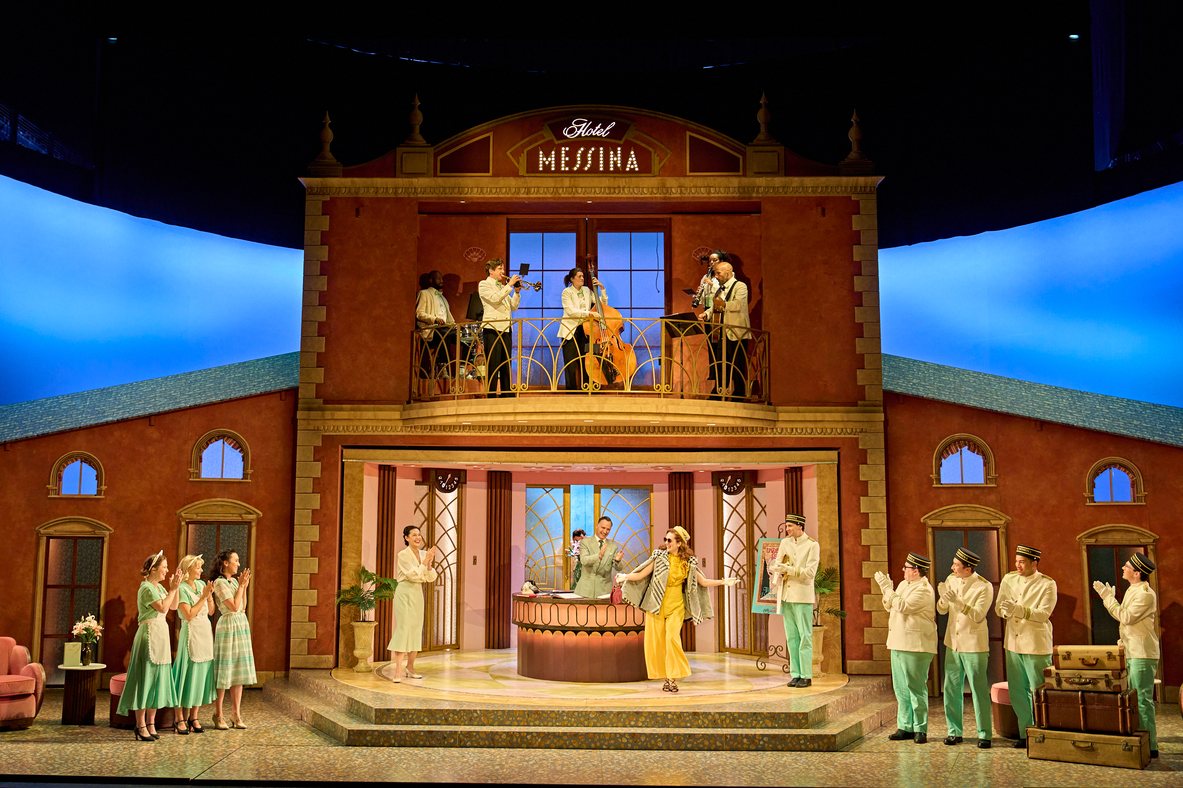 Much Ado About Nothing, Katherine Parkinson, National Theatre, Photograph by Manuel Harlan