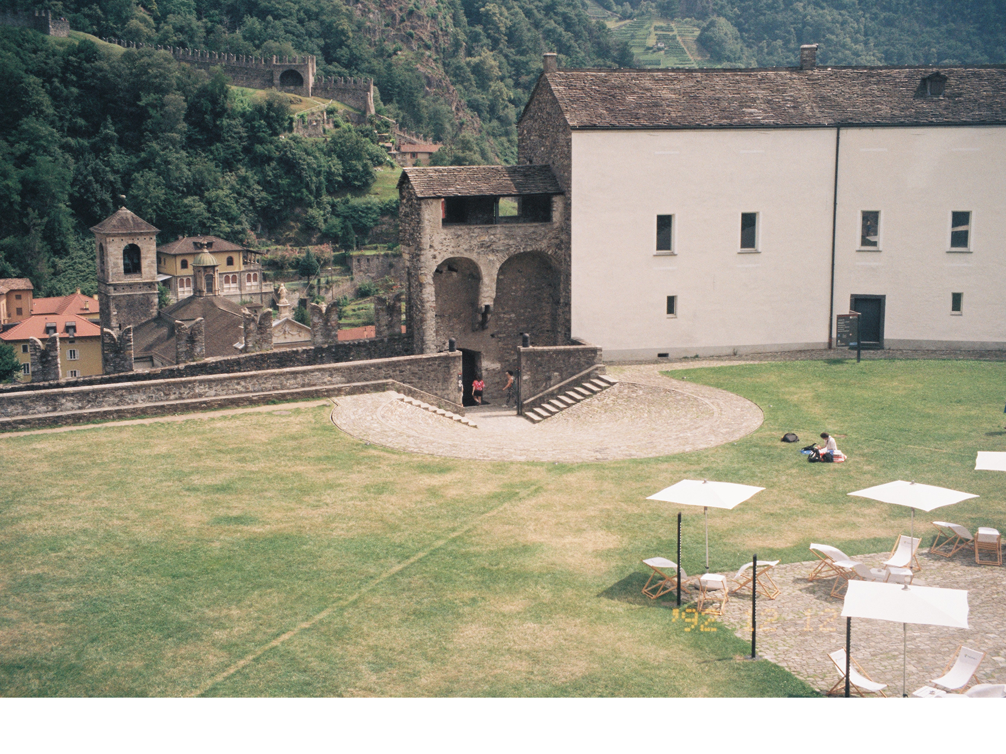 Castlegrande restored by Aurelio Galfetti taken in 2023