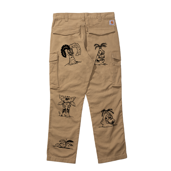 "Hotel" Cargo Pants/Khaki (Back) -------- $180