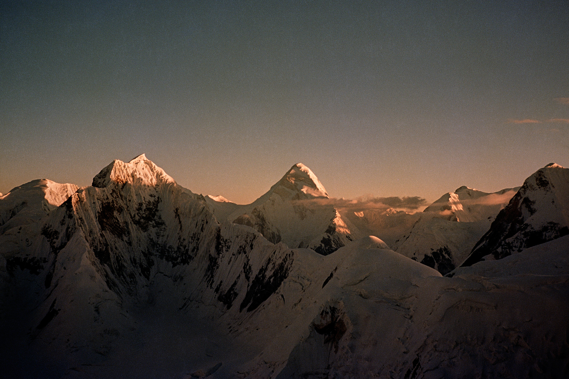 Sunrise on Khan Tengri
