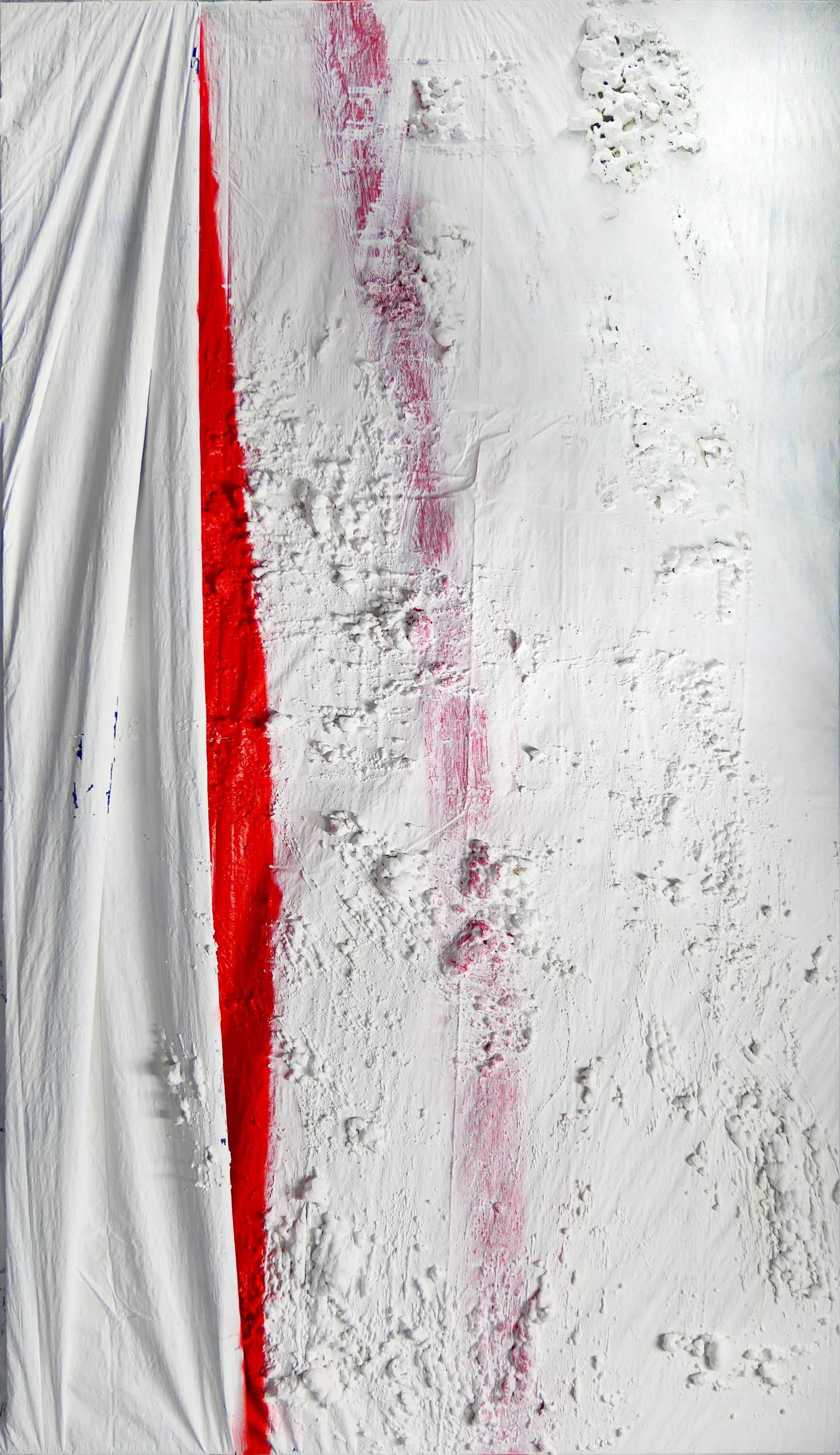 003E // Mixed Media on Tarpaulin // 130x190cm // 2018