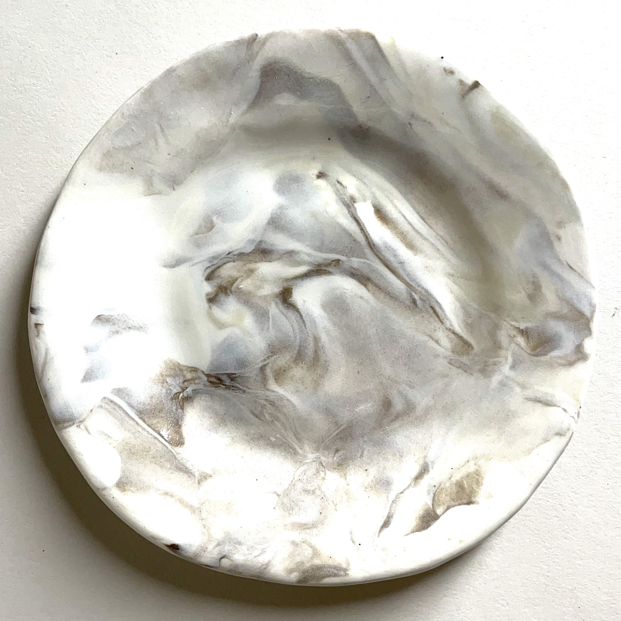 Small Marbled Plate [$36]