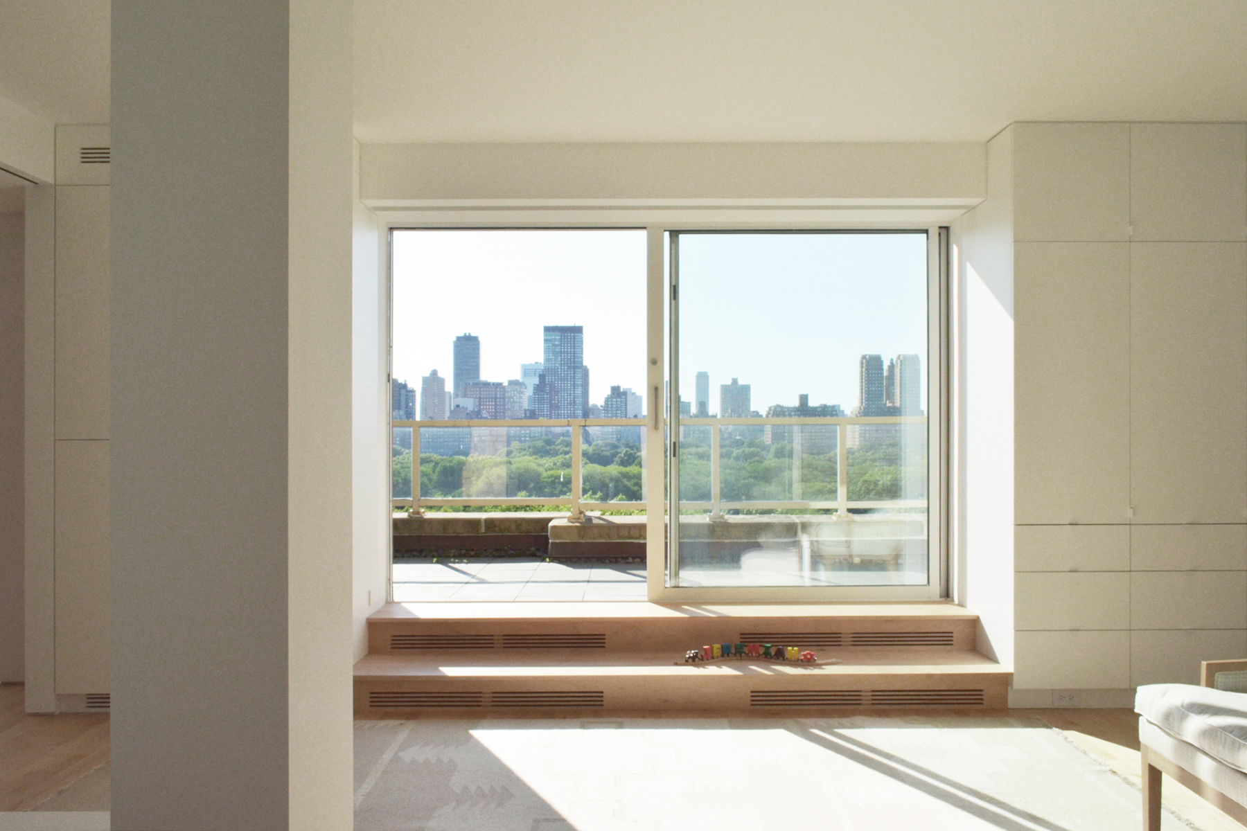 ● Central Park view from primary bedroom / Photo by Maya Alexander / Fifth Ave Apartment / Davies Toews / Role: Project Manager / New York, NY (2016-18)