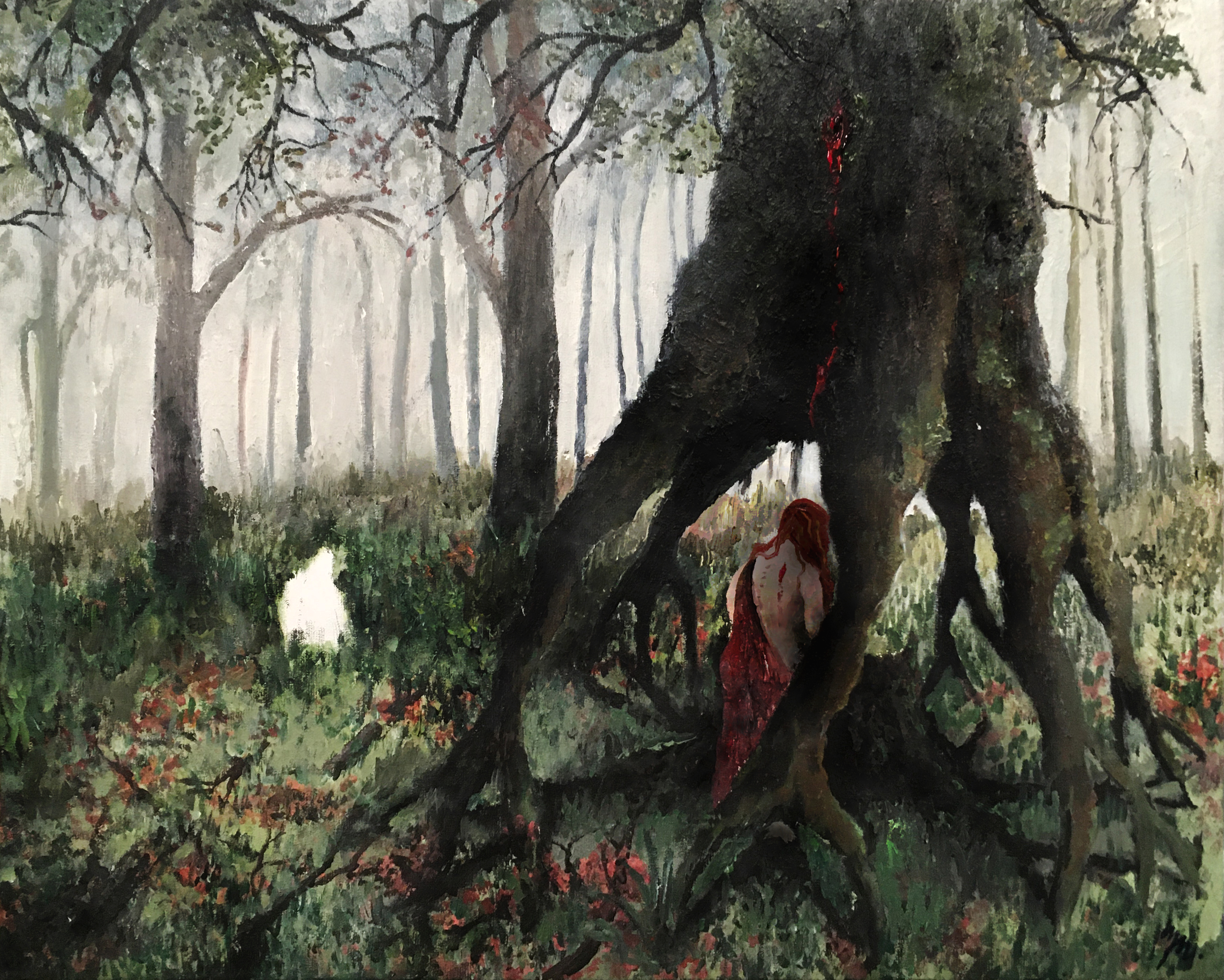 dream of ‘guilt and the indescribable being‘, 2020, acrylic on canvas