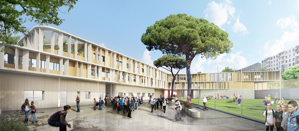 College versailles  Marseille — nbjarchitectes