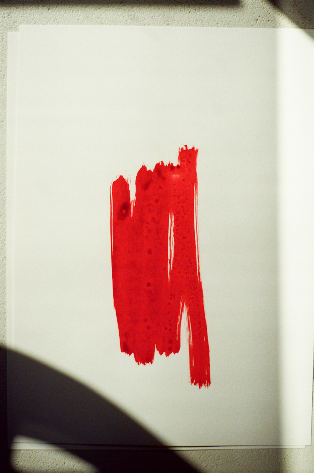 Red Ink on Hahnemühle Paper Lucerne 2022