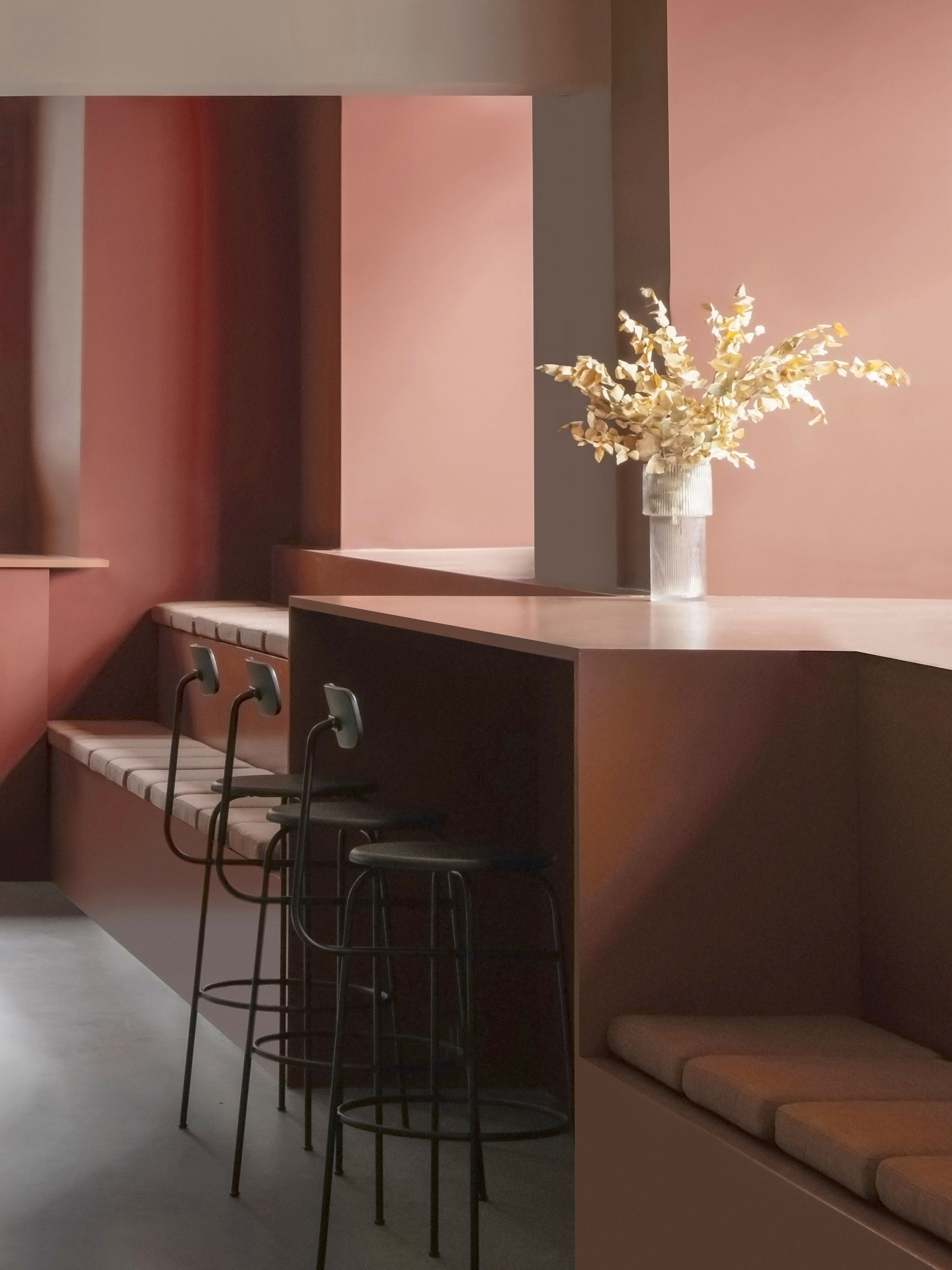 Matrikel1. Transformation of historic buildings to co-work space, cafe and bar. Copenhagen. 2017-19