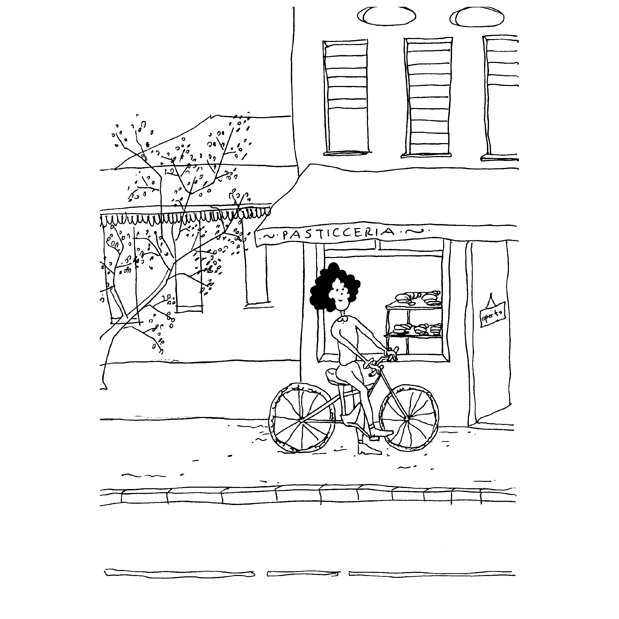 "From yesterday some rules have been changed. We are one step closer to our freedom. We can move all around the city and region, go to the favourite restaurants and take away. Everybody can visit his family or beloved ones. So what have I done? I went to the pastry shop to reunite with my beloved croissant."