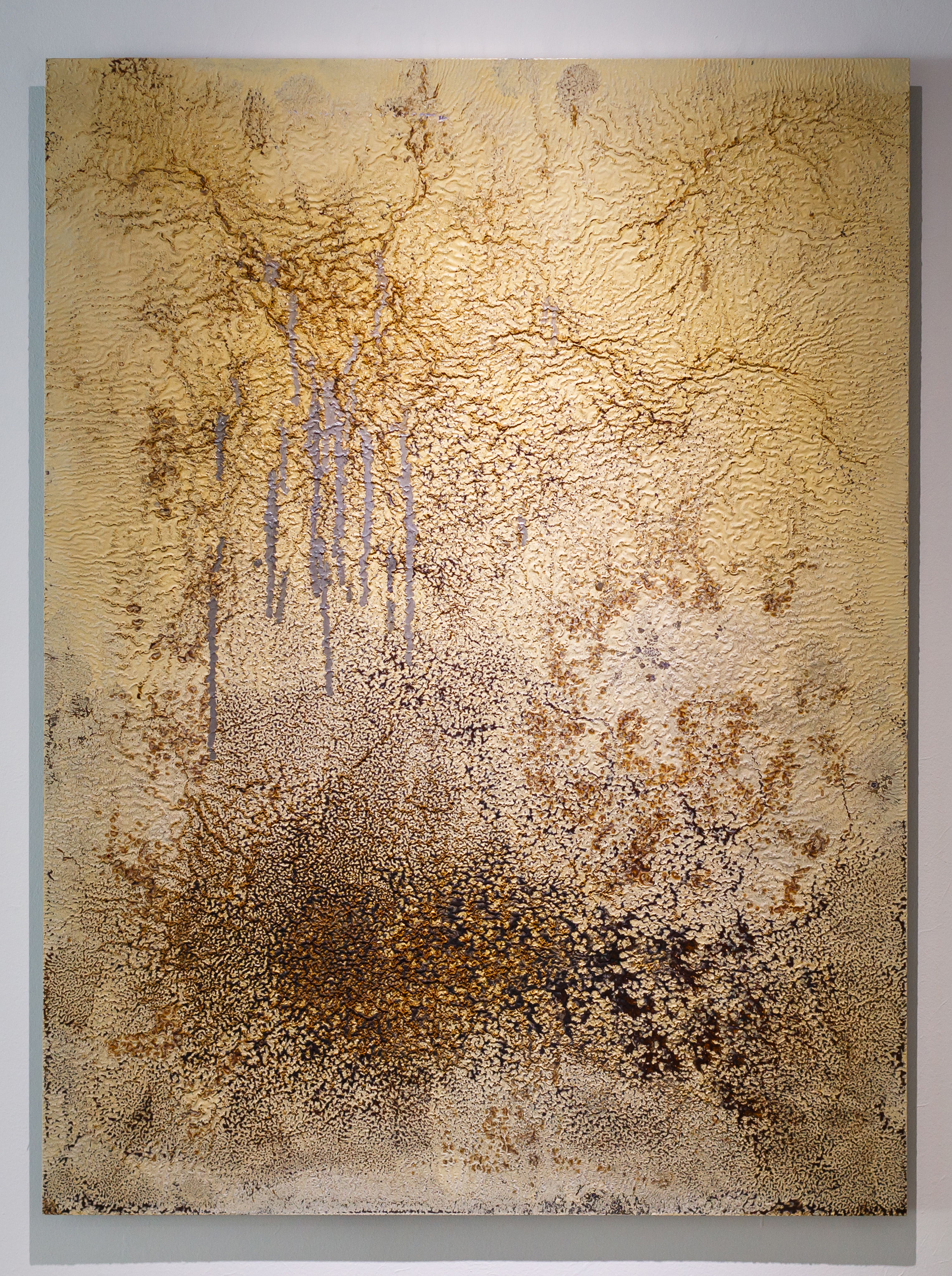 Brown Dwarf | 2021 | Gloss Paint and Resin Catalyst on Aluminium Panel | 150x112cm