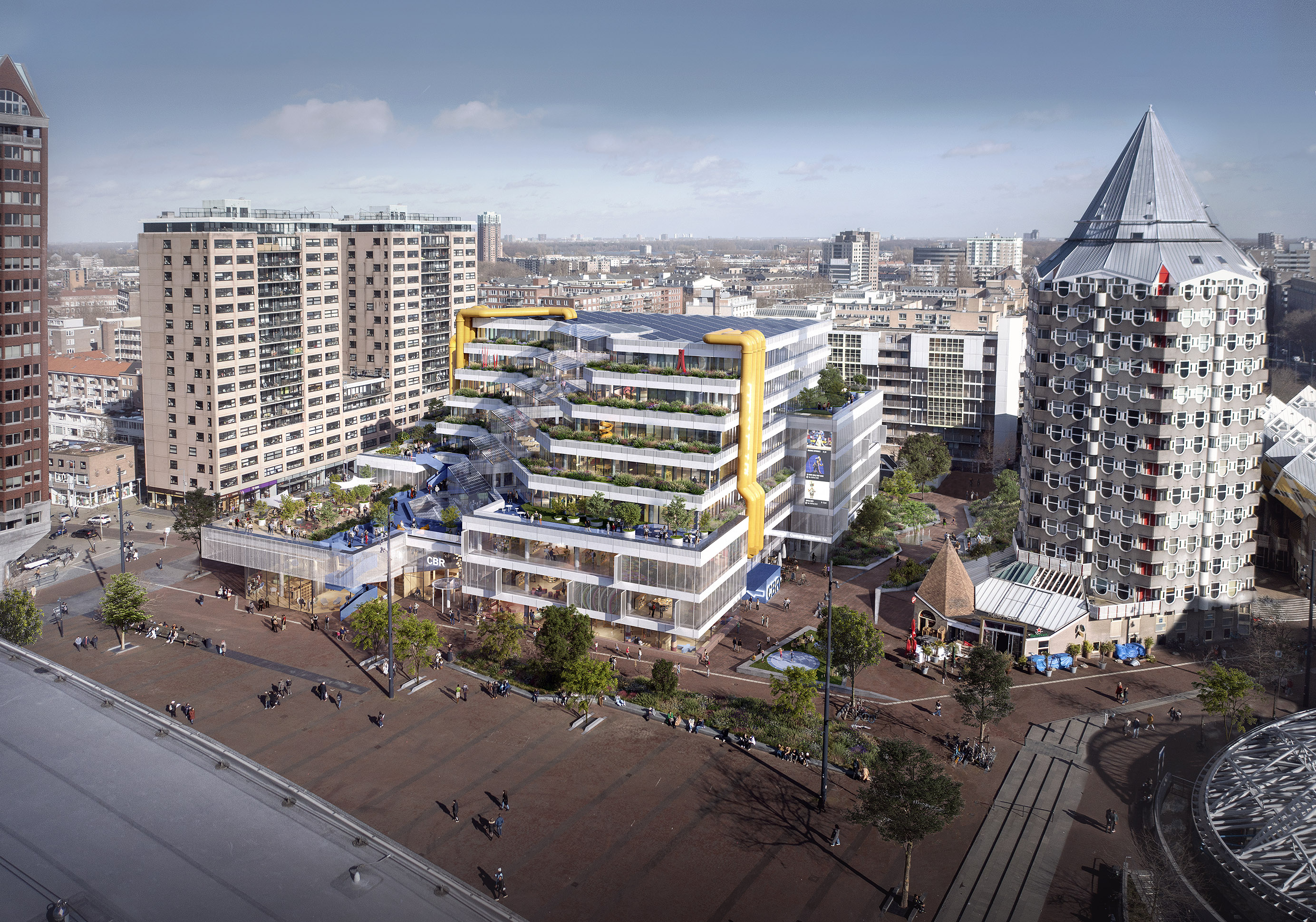 Rotterdam Central Library. Project credits KCAP