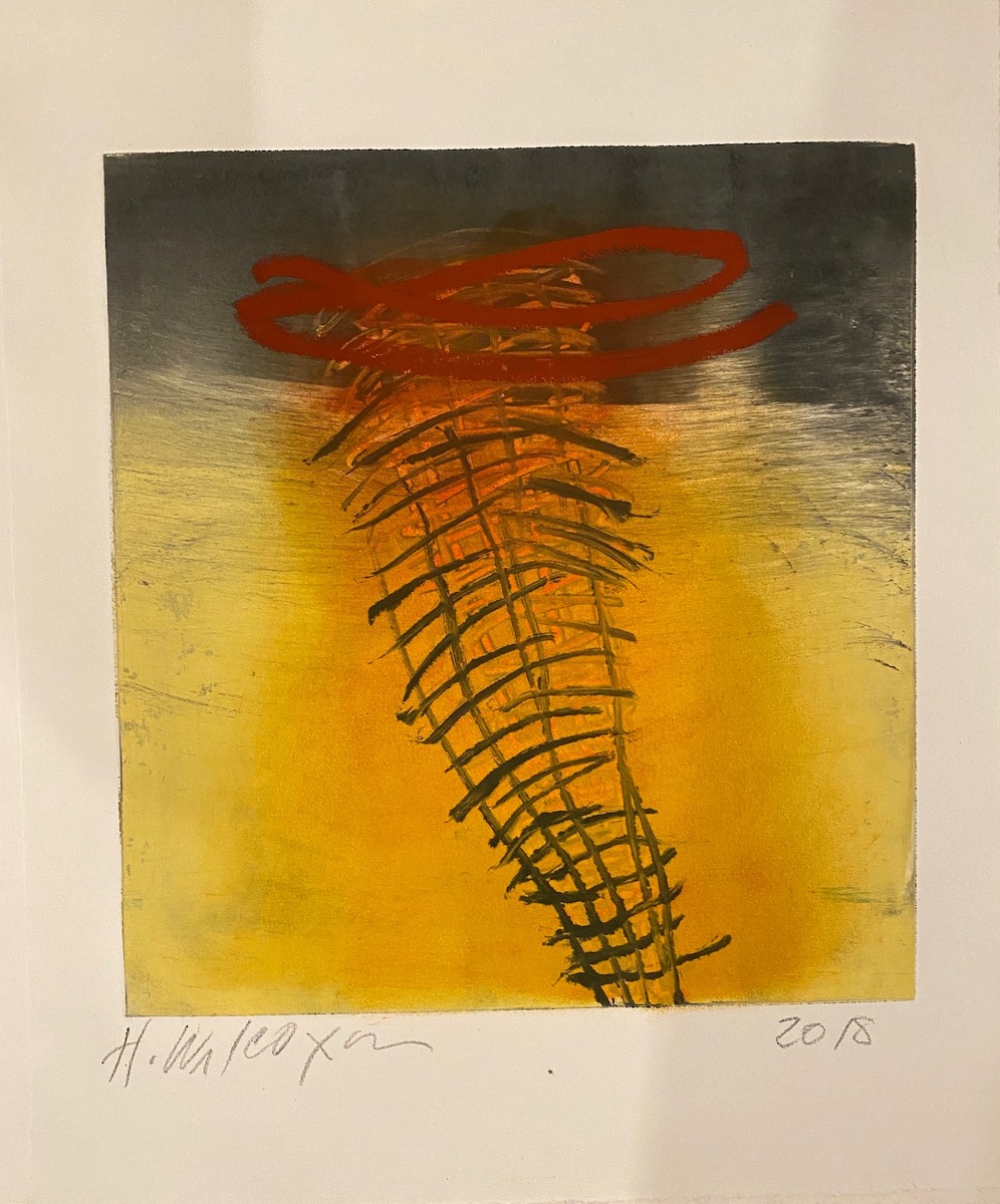 2018, Monoprint, Image plate, 13 x 12 in. $500