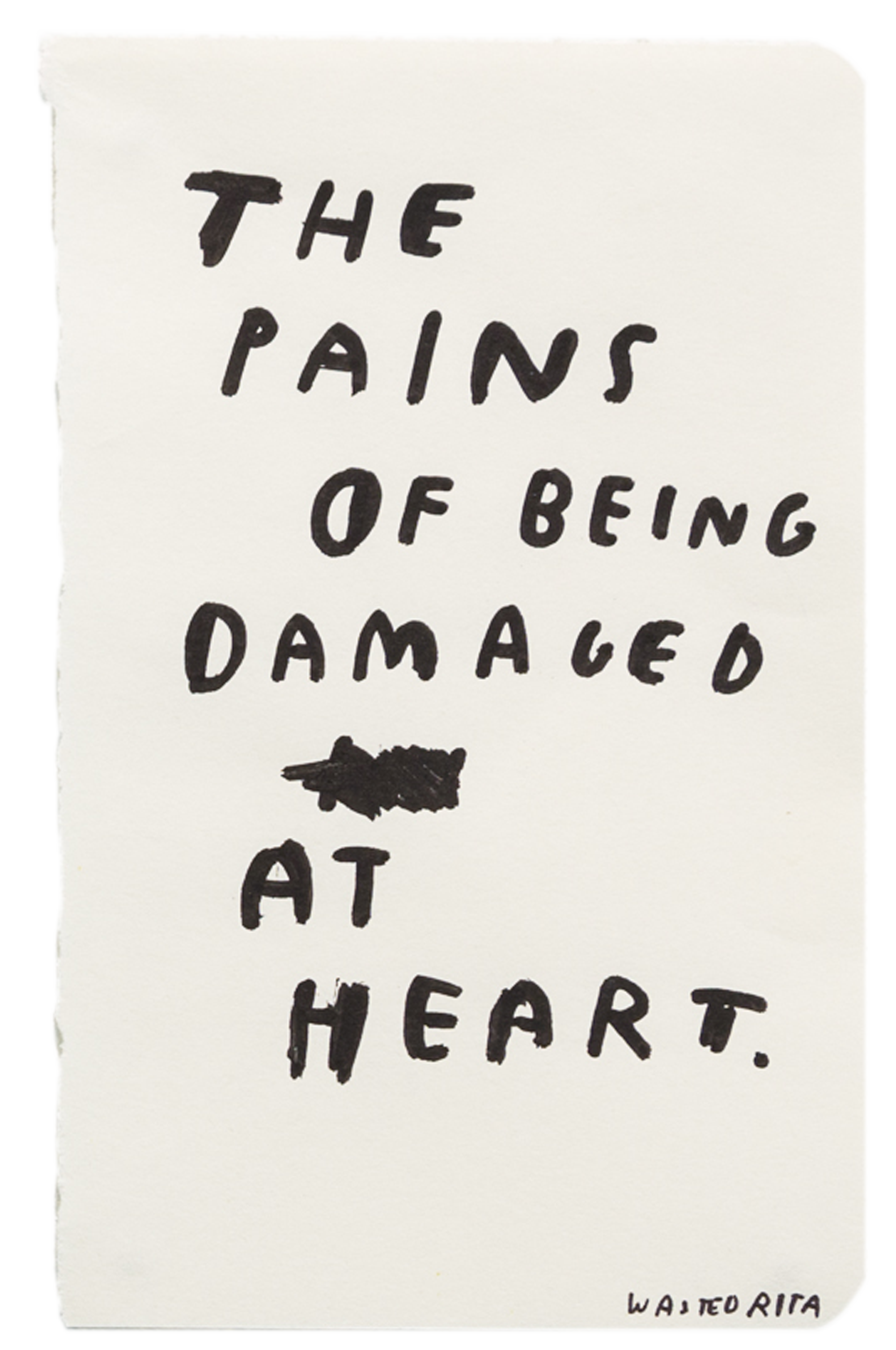 Random Writings. 2013-1425 x 19,1 cmInk on paper