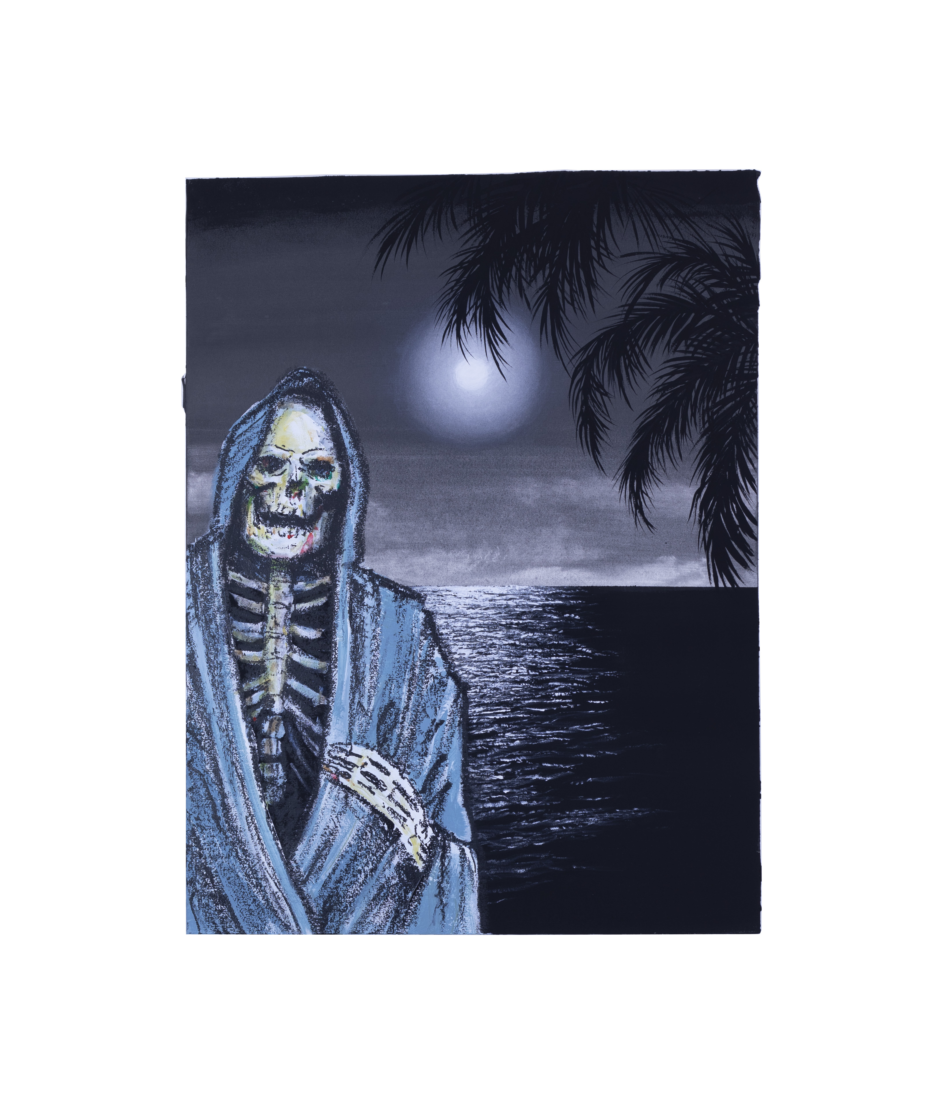 Good Mourning,&nbsp;2021 18 x 24 in (45.72 x 60.96 cm)🔴