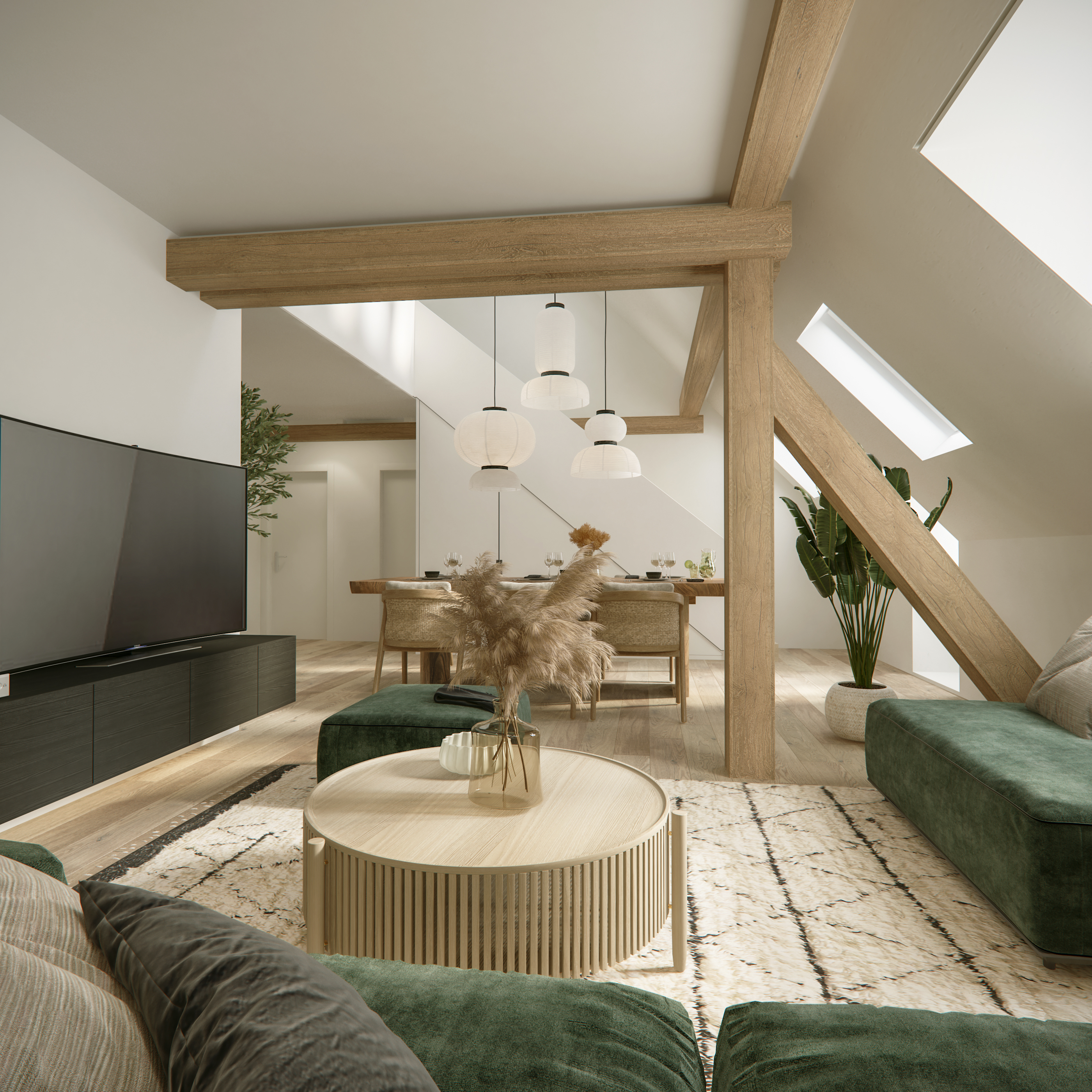 Rendering Wohnraum