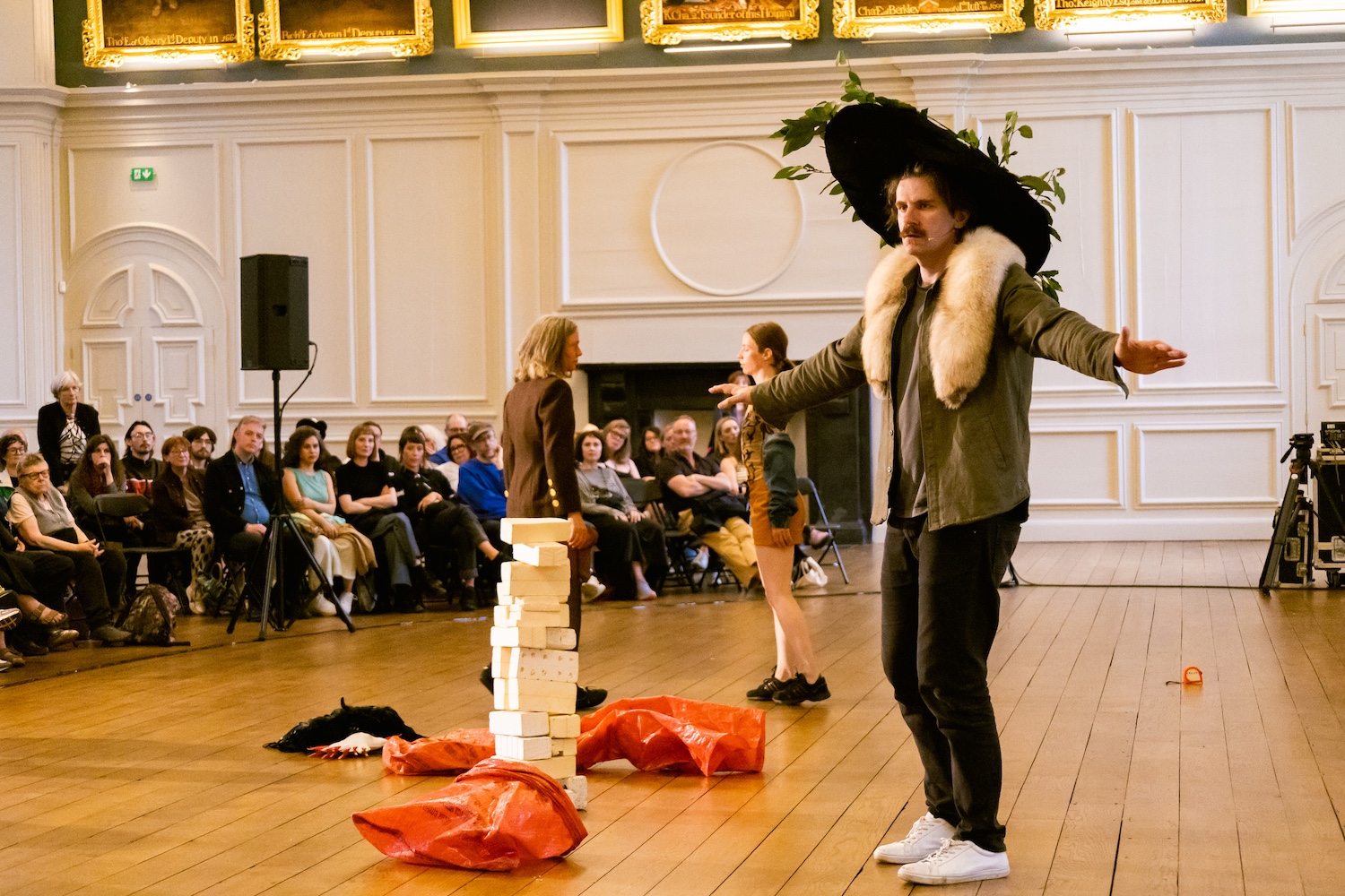 Bea McMahon, Background (2025) performed as part of Terrapolis at the Irish Museum of Modern Art, Dublin. Photo: Pati Guimarães