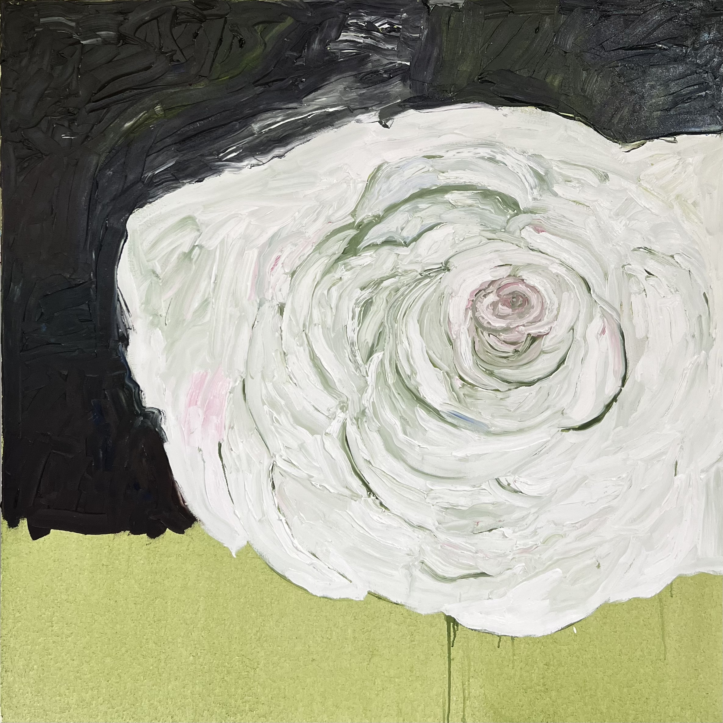 Greening World #8, 2022, Oil on Canvas, 48"x48" in