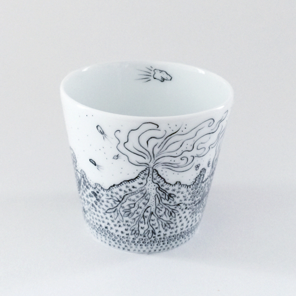 FOSSILS IV Hand painted