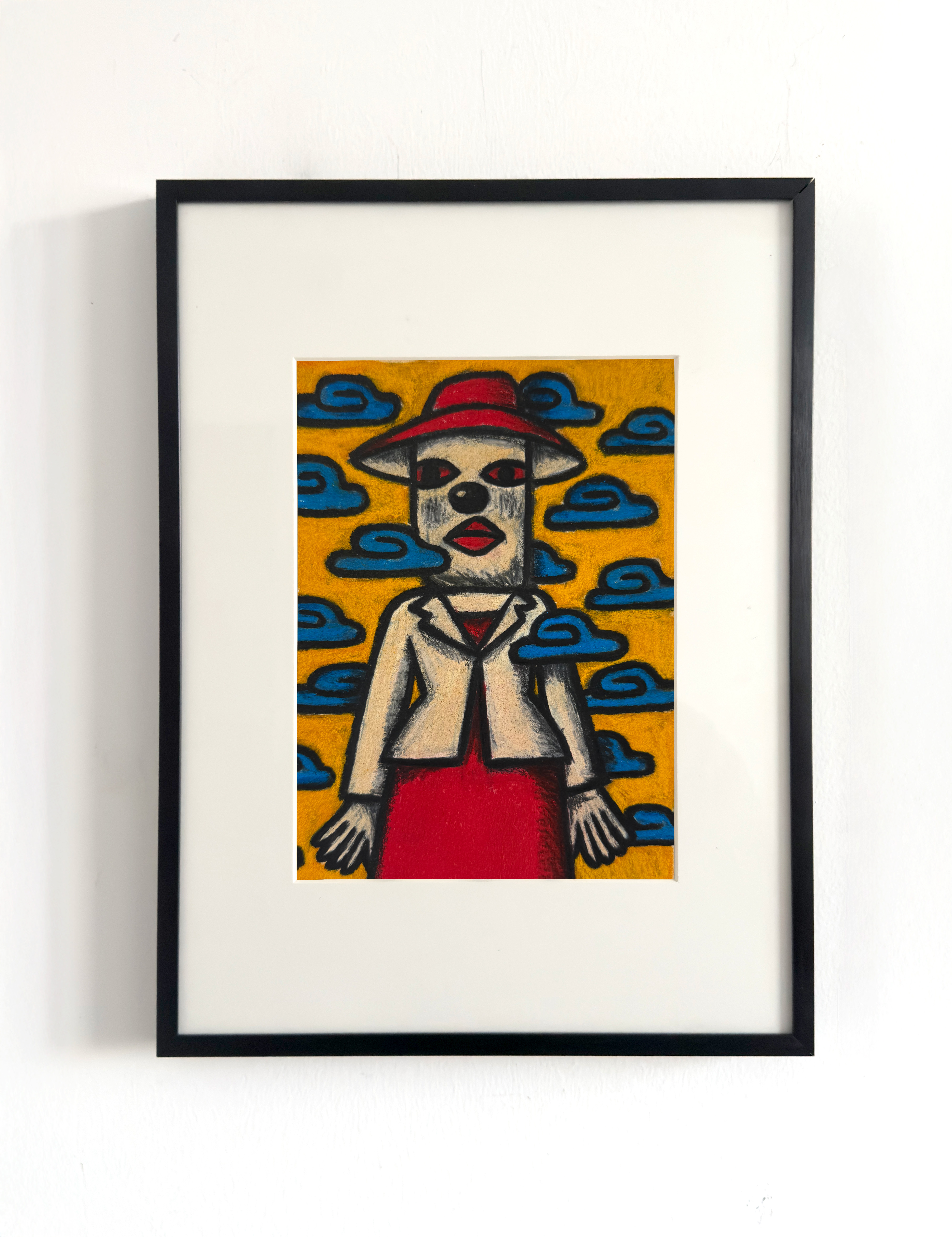 SHE INTERTWINES WITH THE CLOUDSWORK ON PAPER$298