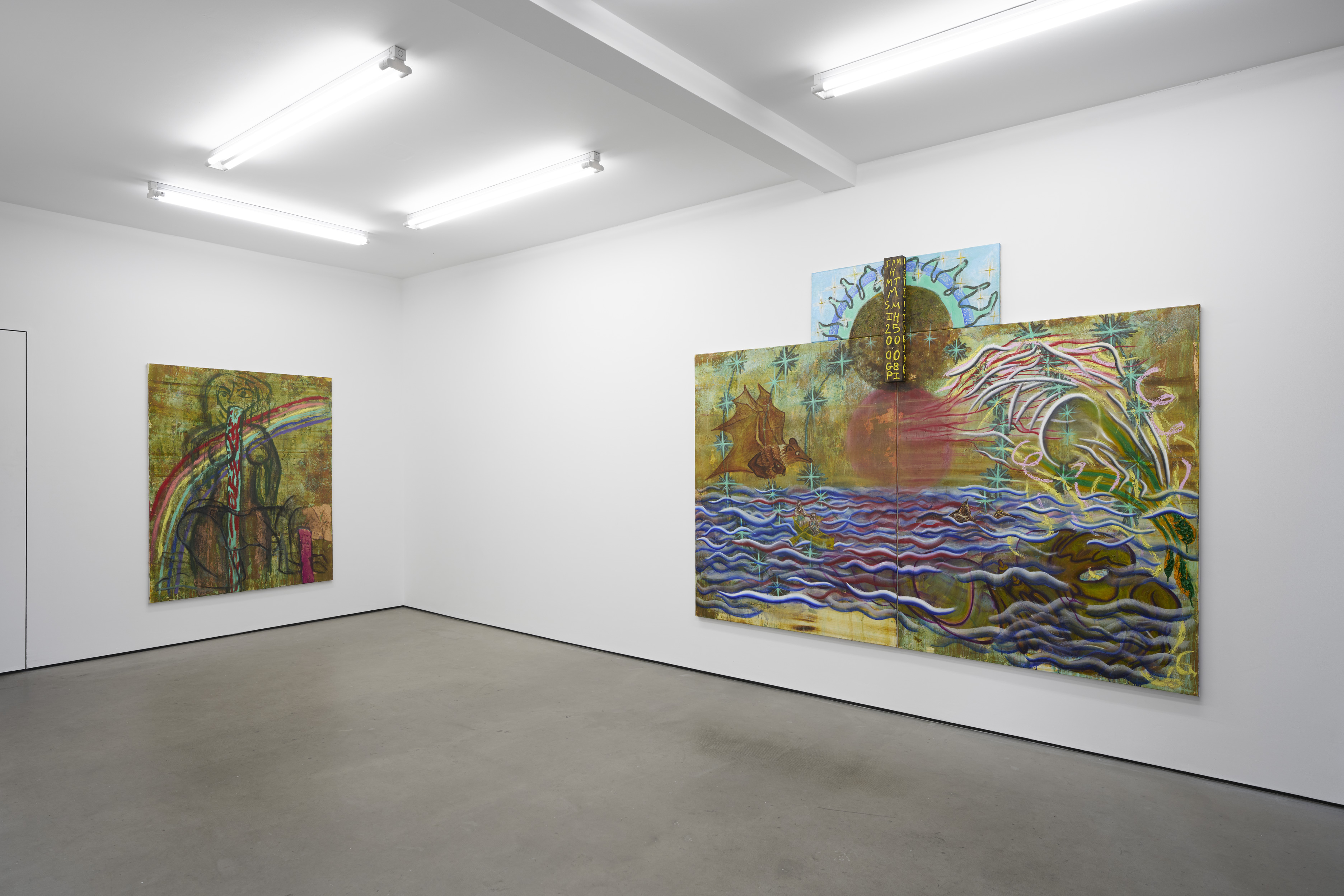 crayola sphinx or dogwoman, Soup, London, UK