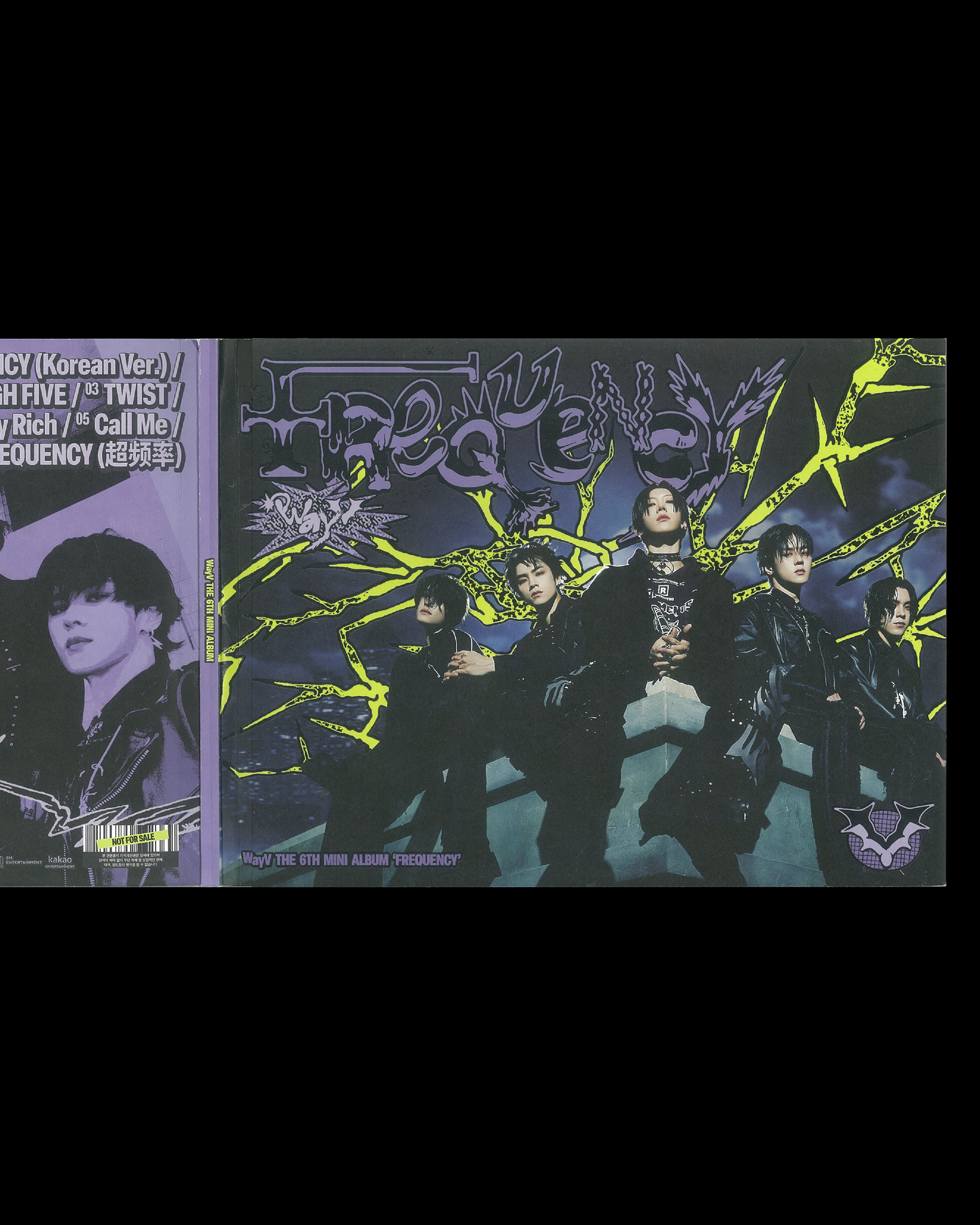 Album Graphic & Title Logo design for The 6th Mini Album ‘FREQUENCY’