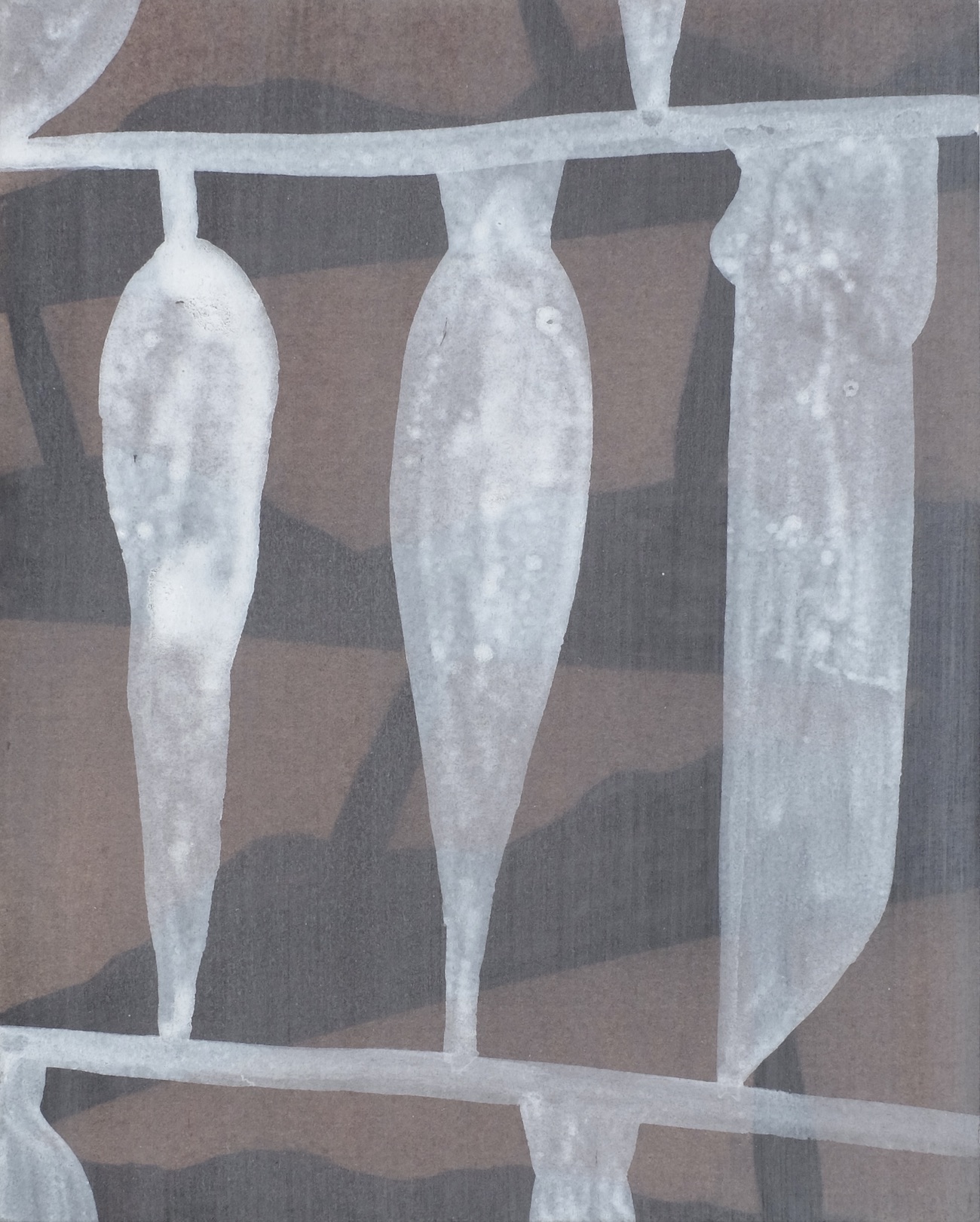 Untitled 2005, mixed media on paper, 20 x 16 cm