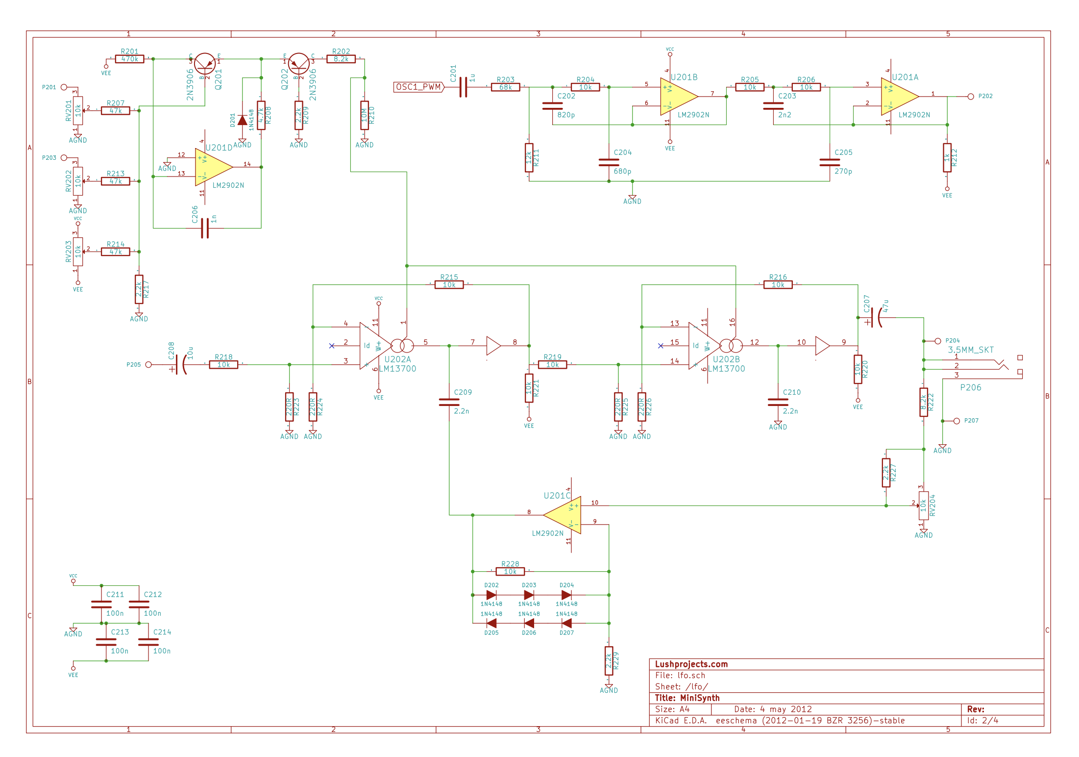 schematic of lushprojects