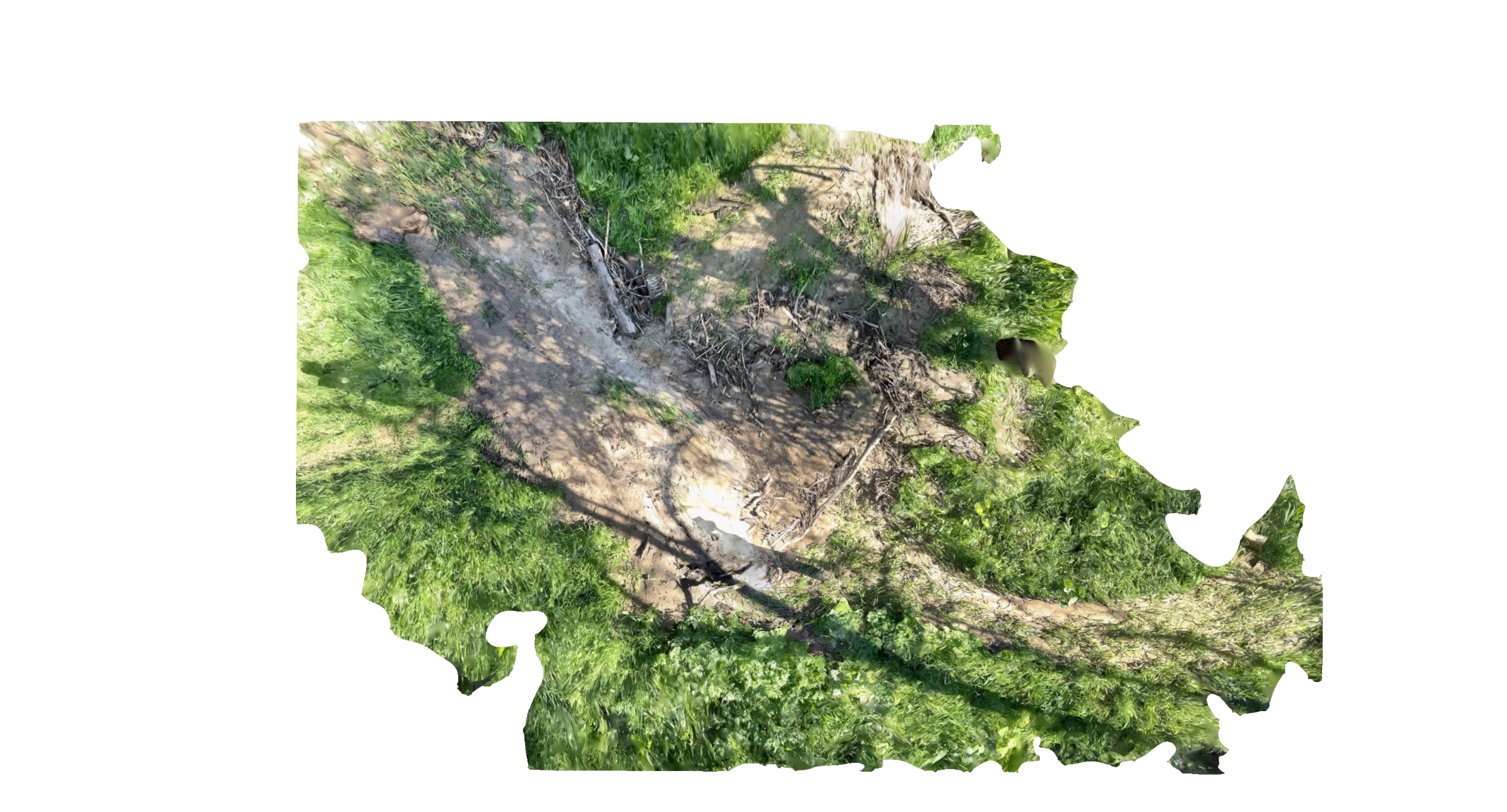 Fig 24. Polycam scan of new debris