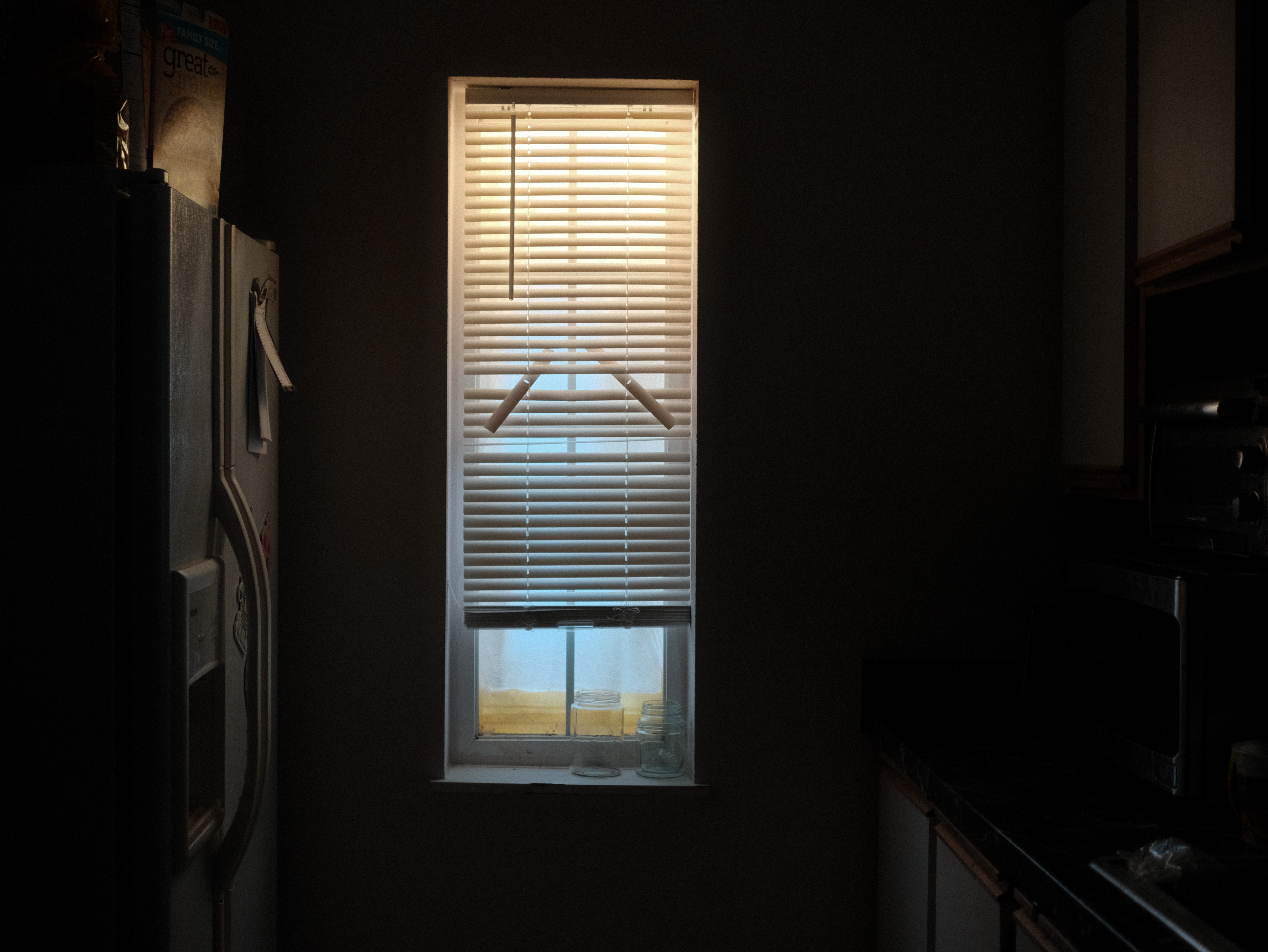 Kitchen window. Photography.