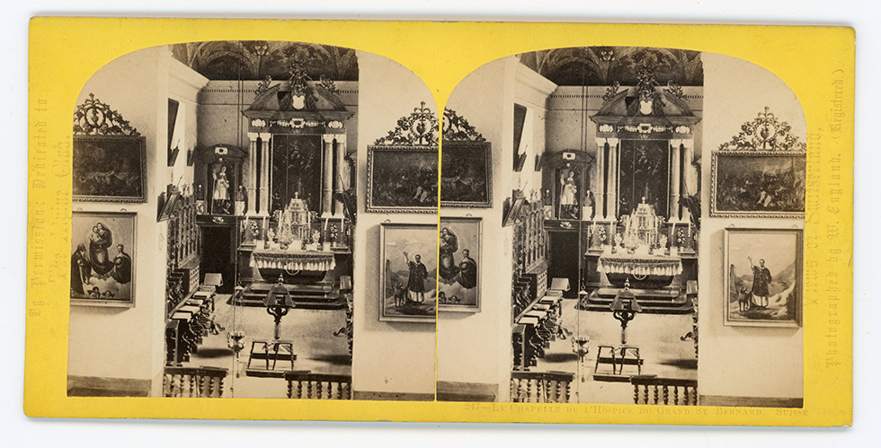 La Cappella dell'Ospizio del Gran San Bernardo, Canton Vallese (1863) 