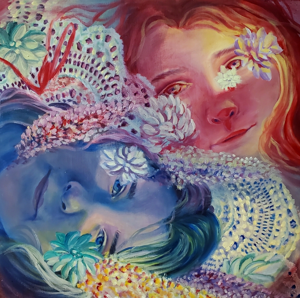 Madison oil on wood panel, 12"x12", 2022