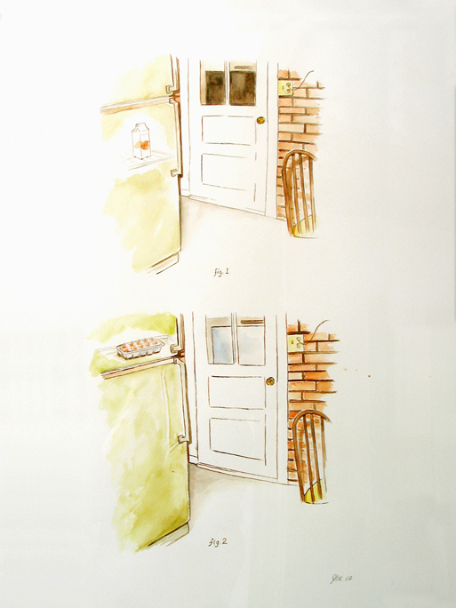 Time for Timer. watercolor. 2007.