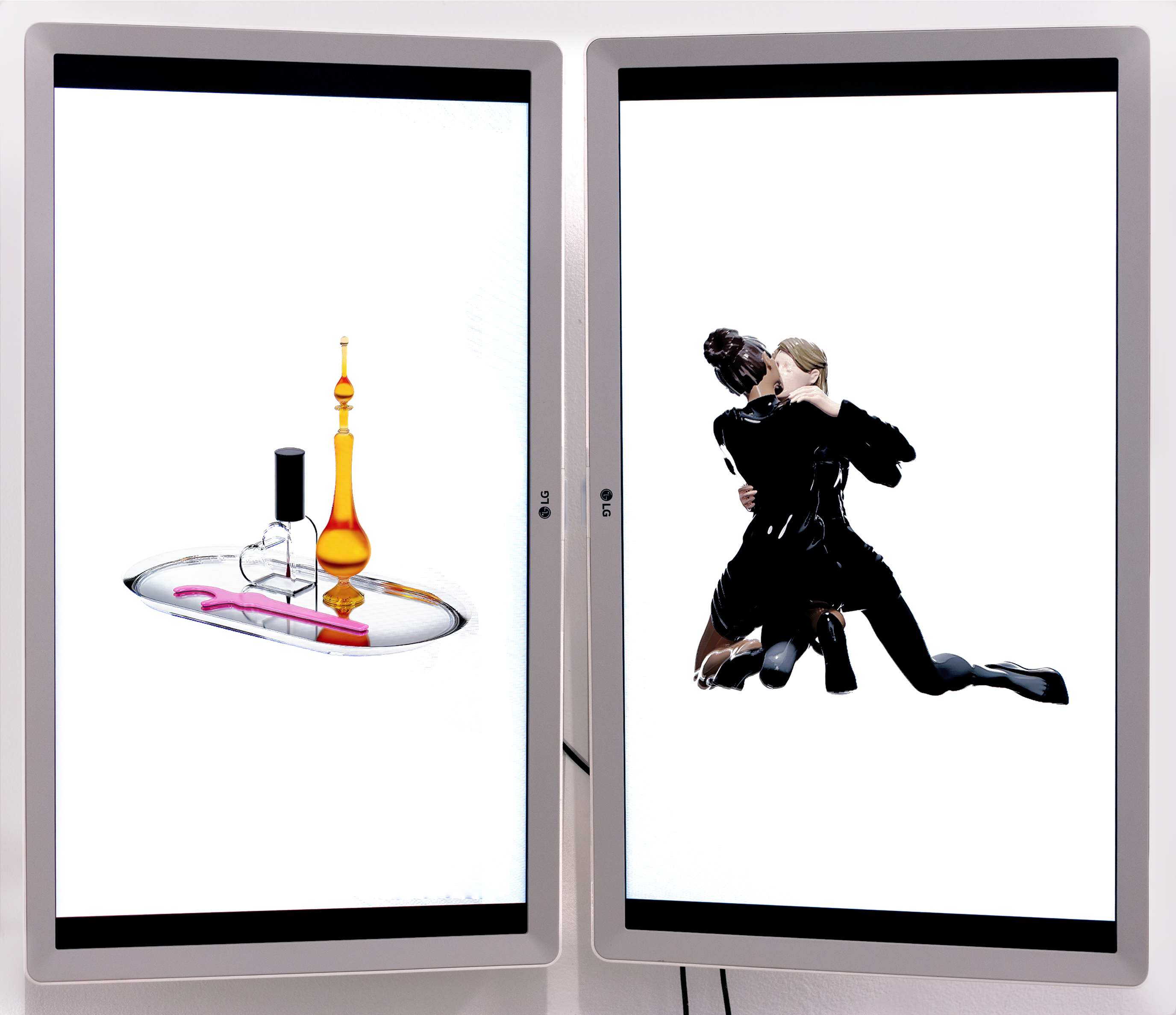 Amazon Prime, 2021 (left), Horny Assistants, 2021 (right)