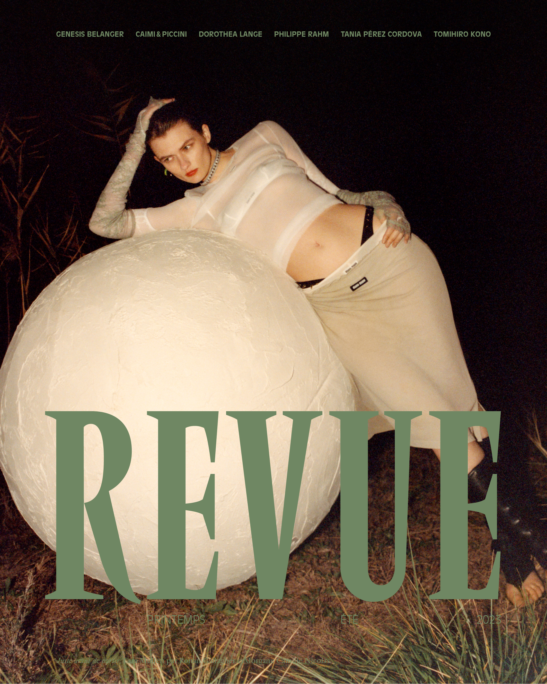 Revue Magazine cover by Ronan Gallagher