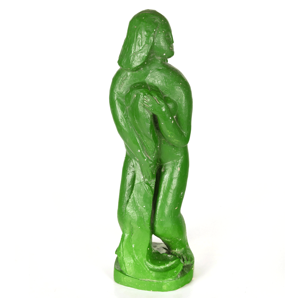 Green Woman, c1990Carved clayHeight40cm