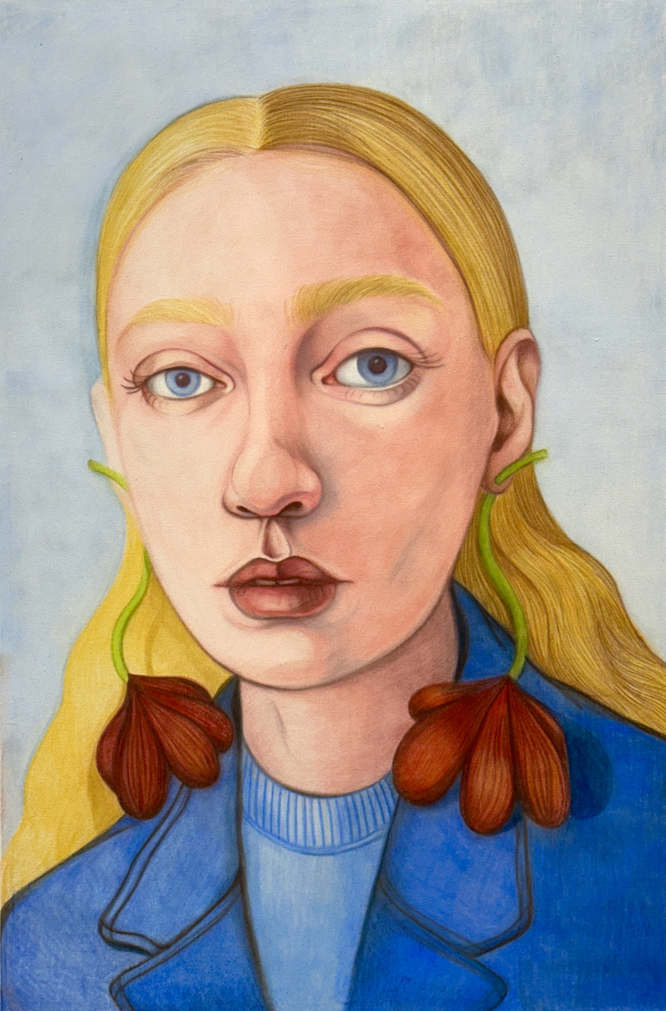 EROS. 180X120cm. Pastel and graphite. 2025