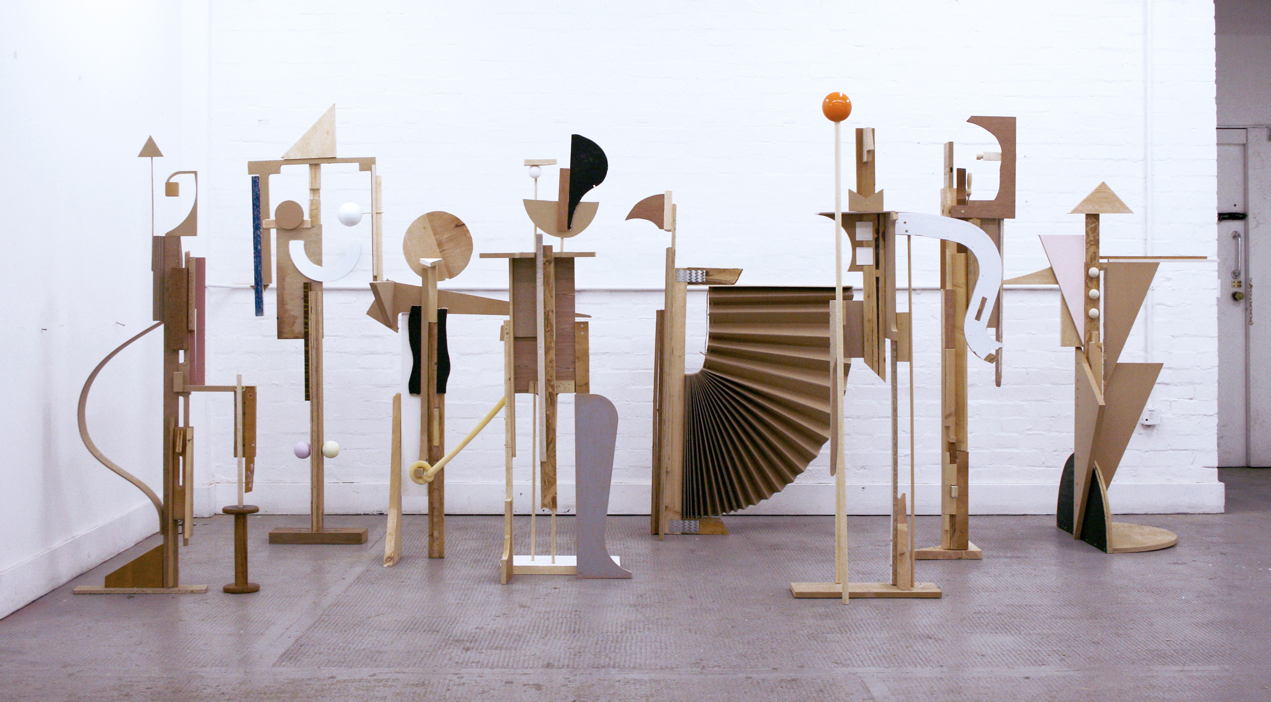 If You Could Collaborate,  It's Nice That. A series of 3D collaged forms created from salvaged wood and scrap material, using off-cuts and pieces pre-determined by another's hand. Collaboration with Marie O’Connor.  