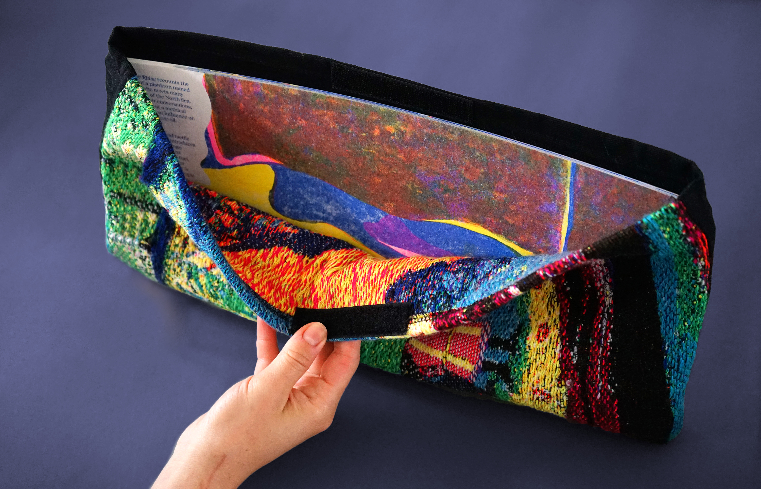 Planktos Rising (2023) self-published and riso-printed artist publication, in collaboration with graphic designer Alix Chauvet